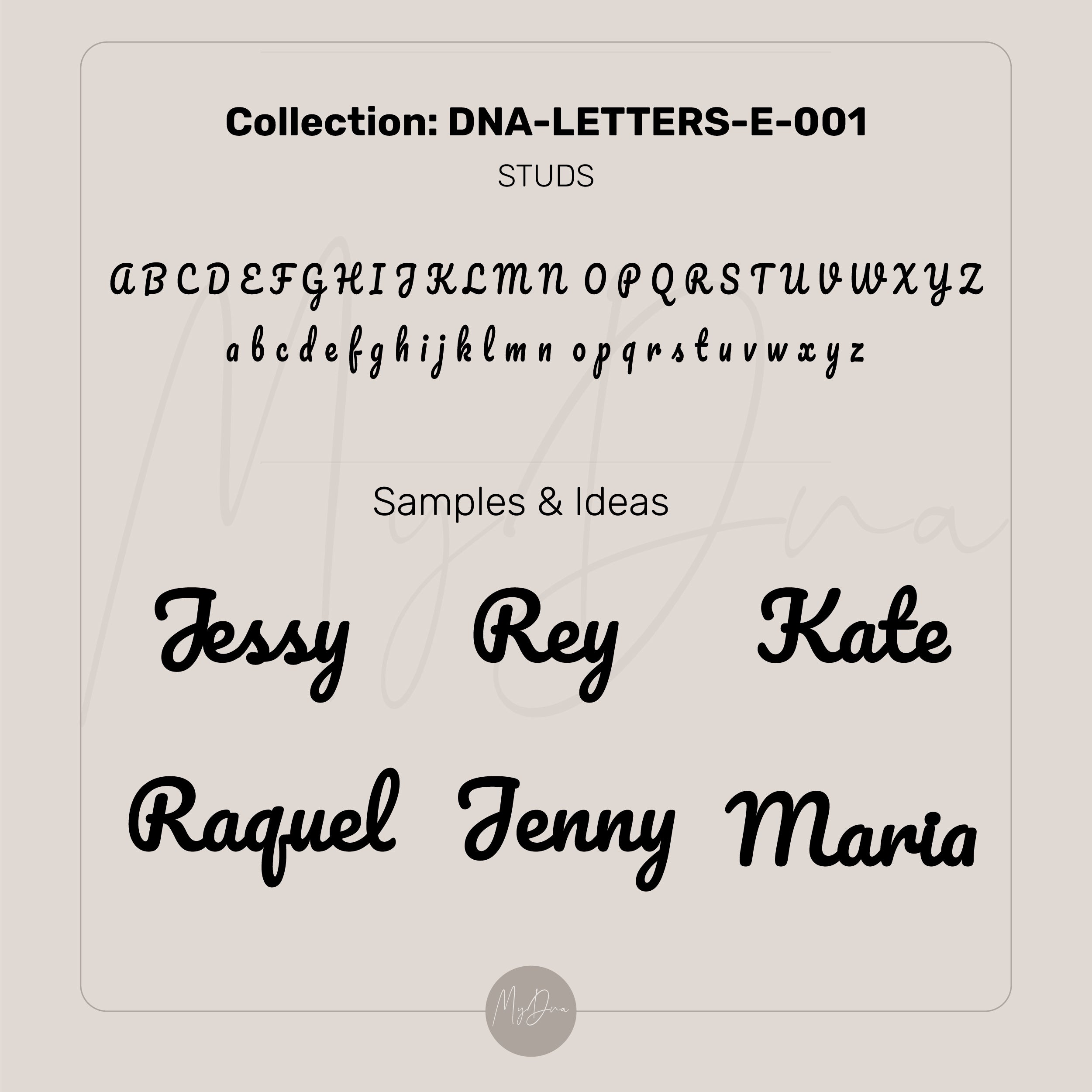 Personalized Name Earrings