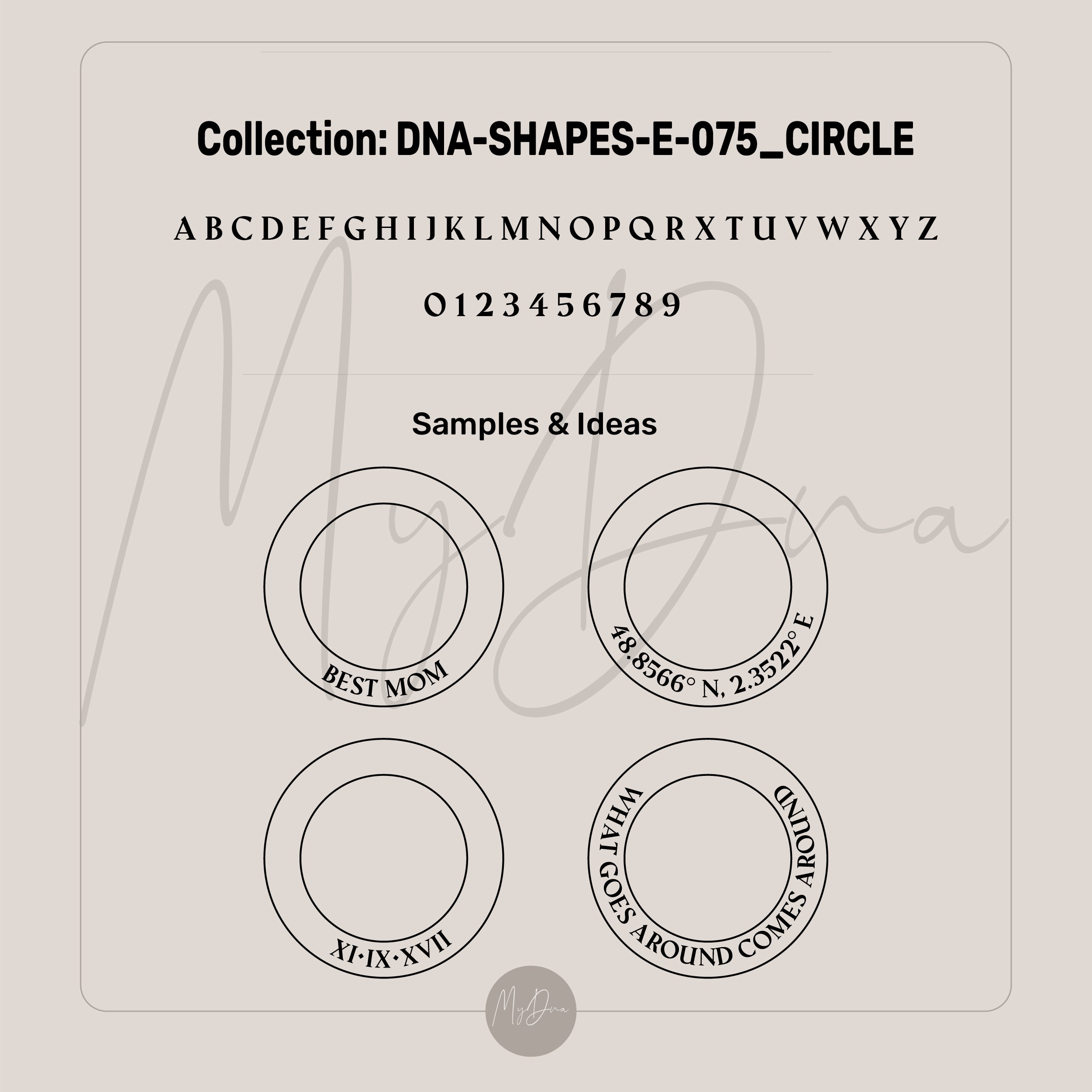 Personalized Circle Necklace