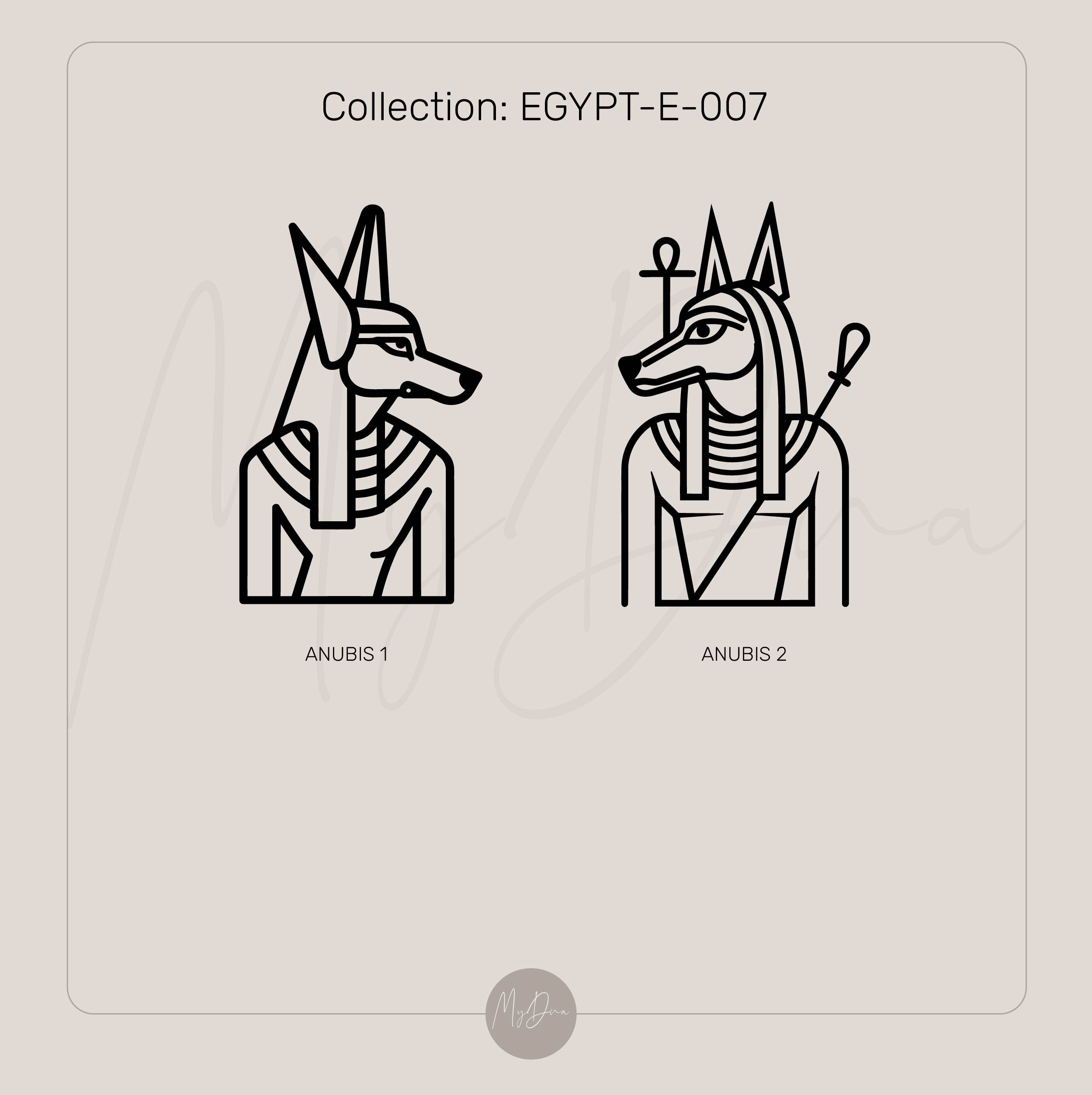 Egyptian God Anubis Gold Ring