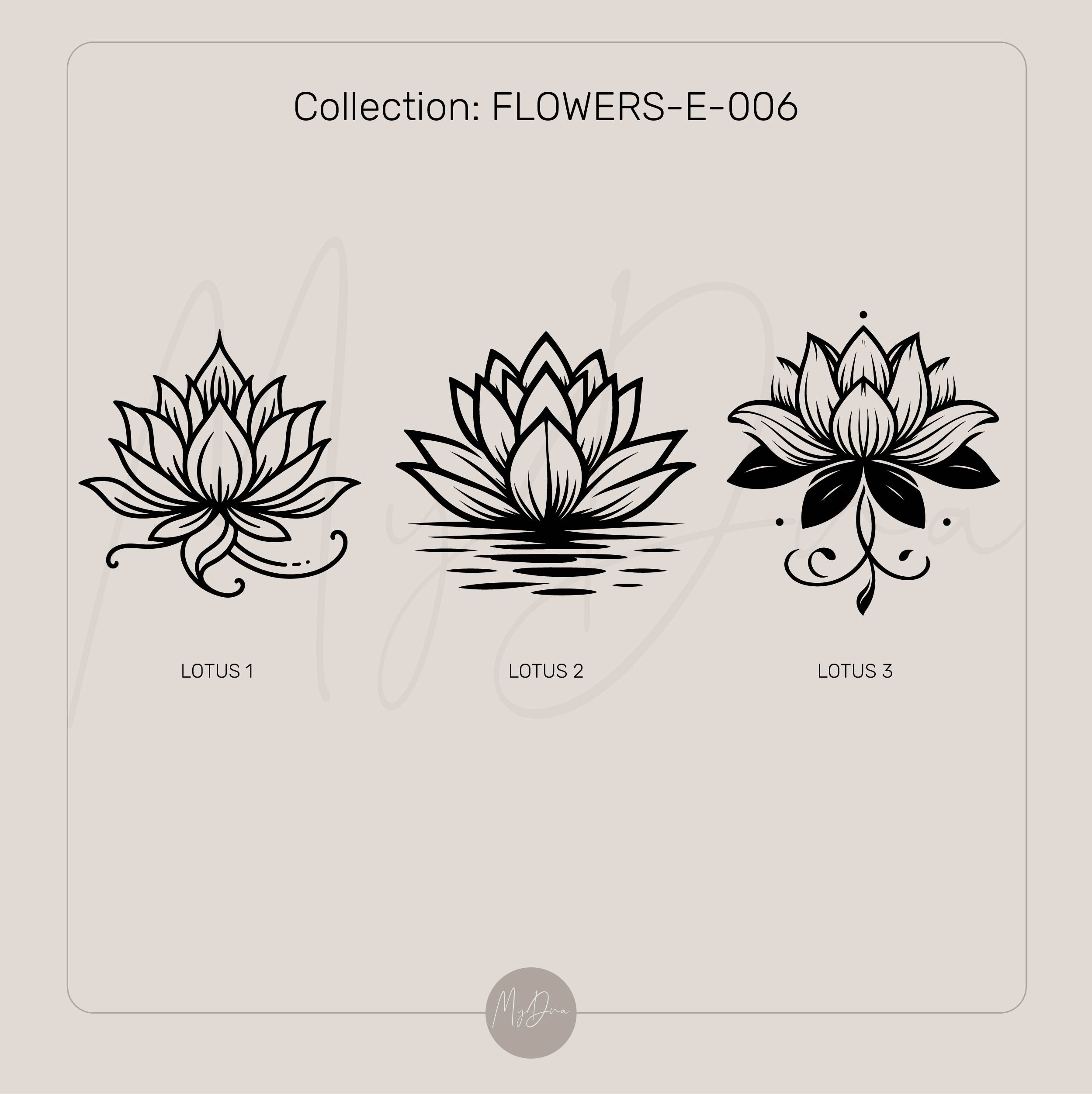 Gold Lotus Engraved Ring