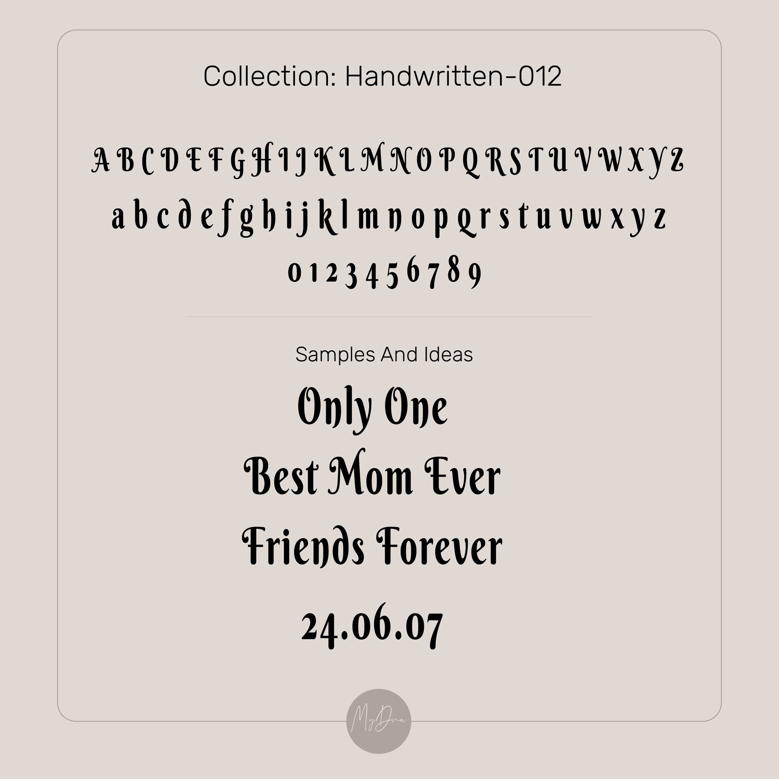 Gold Custom Text Bracelet