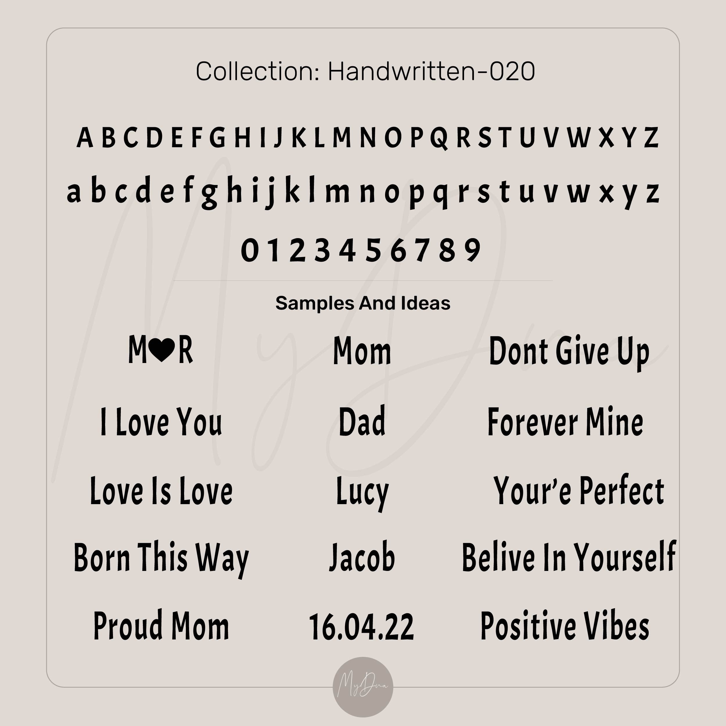 Custom Text Bracelet