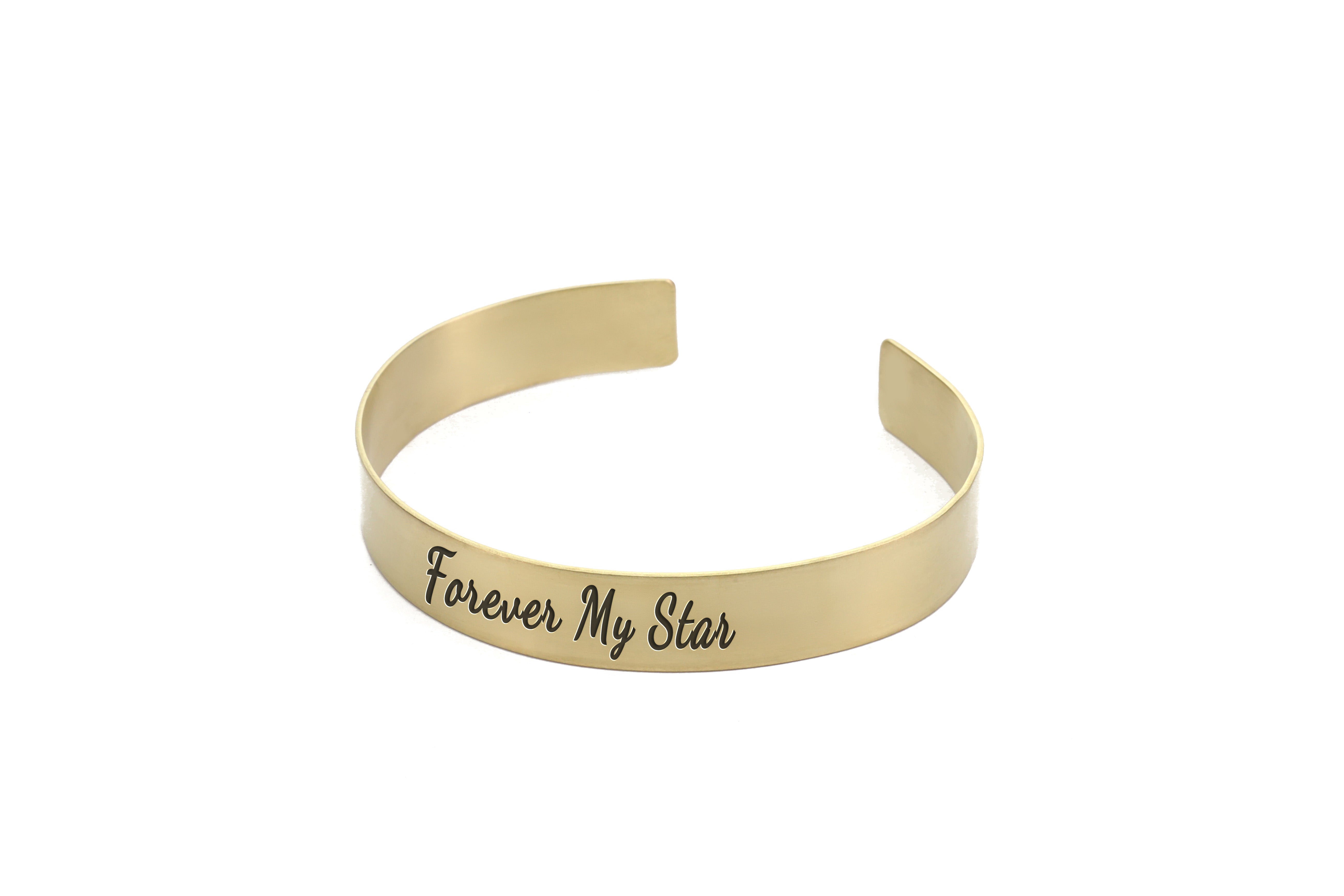 Couples Gold Open Cuff