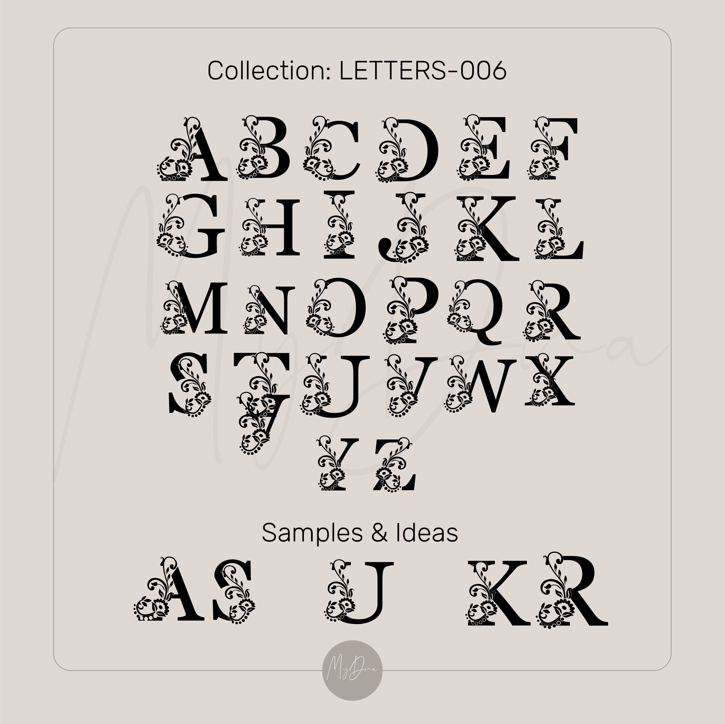 Custom Letter Charm Necklace