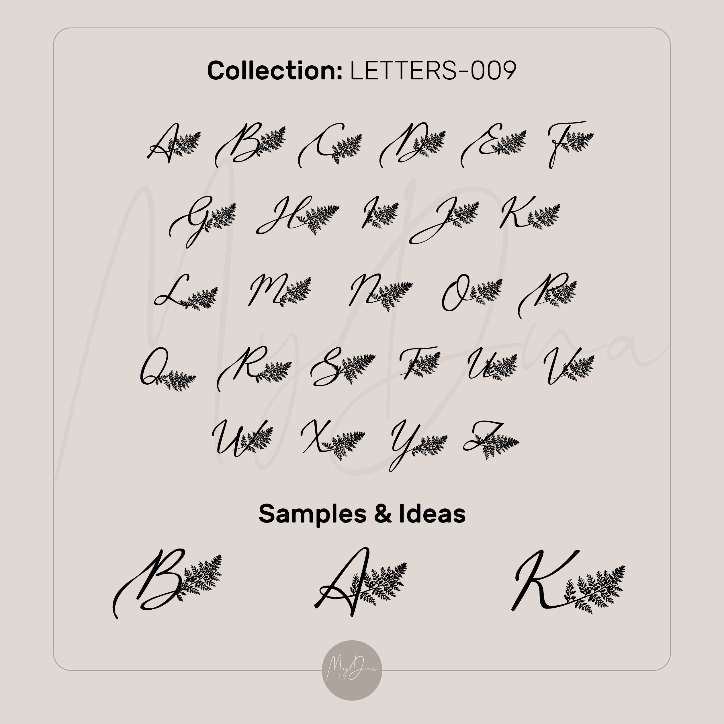 Engraved Letter Necklace