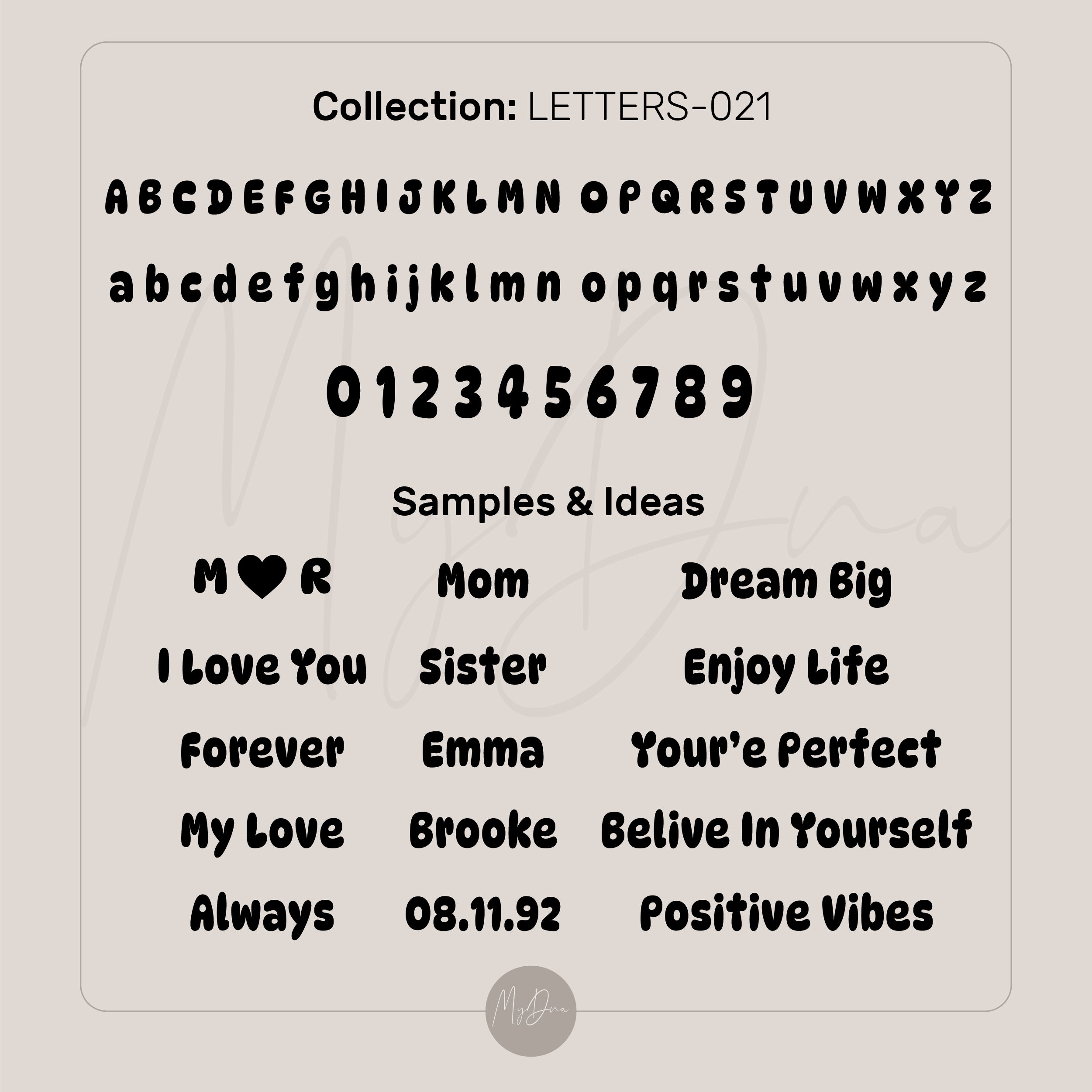 Bold Letters Engraved Ring