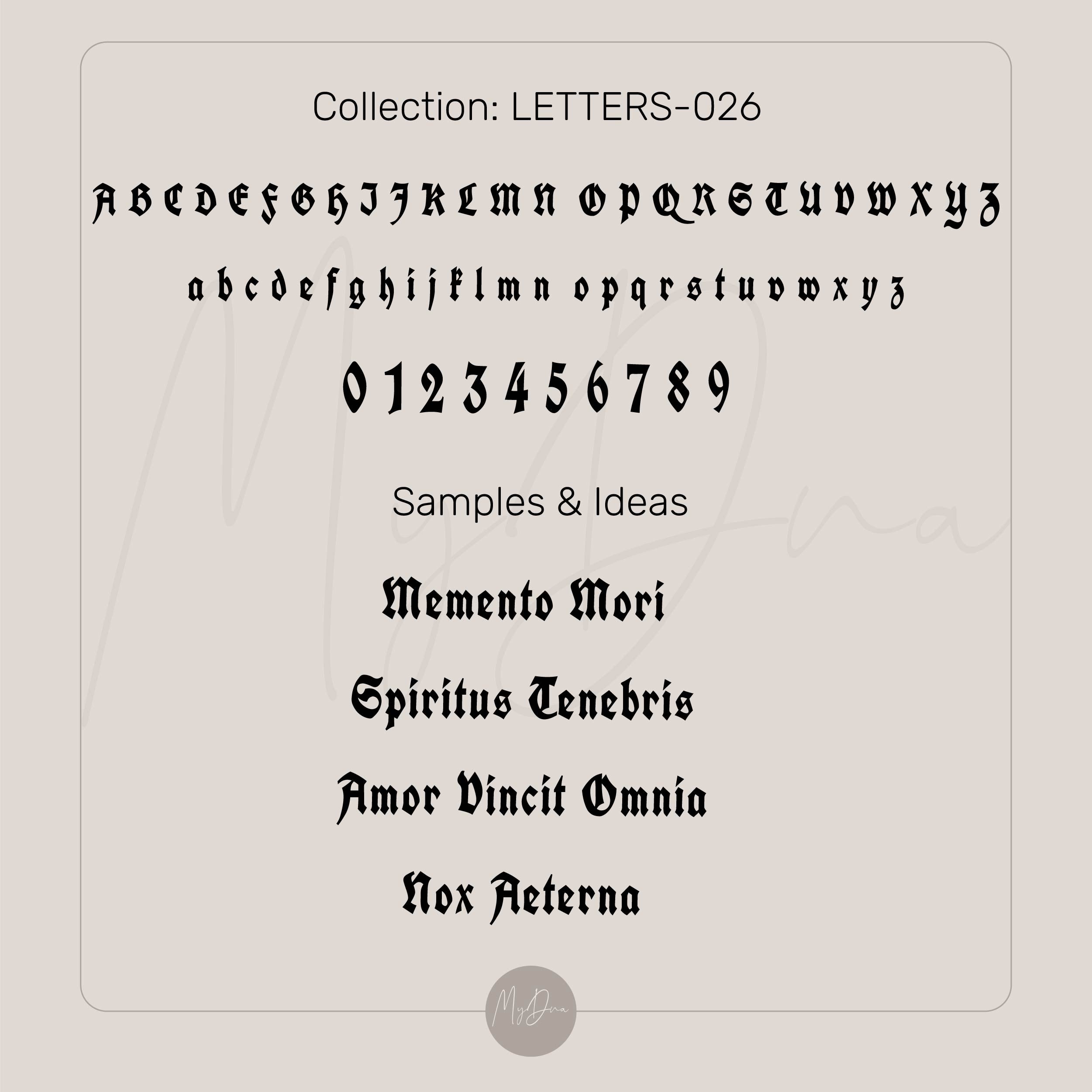 Custom Latin Text Bracelet