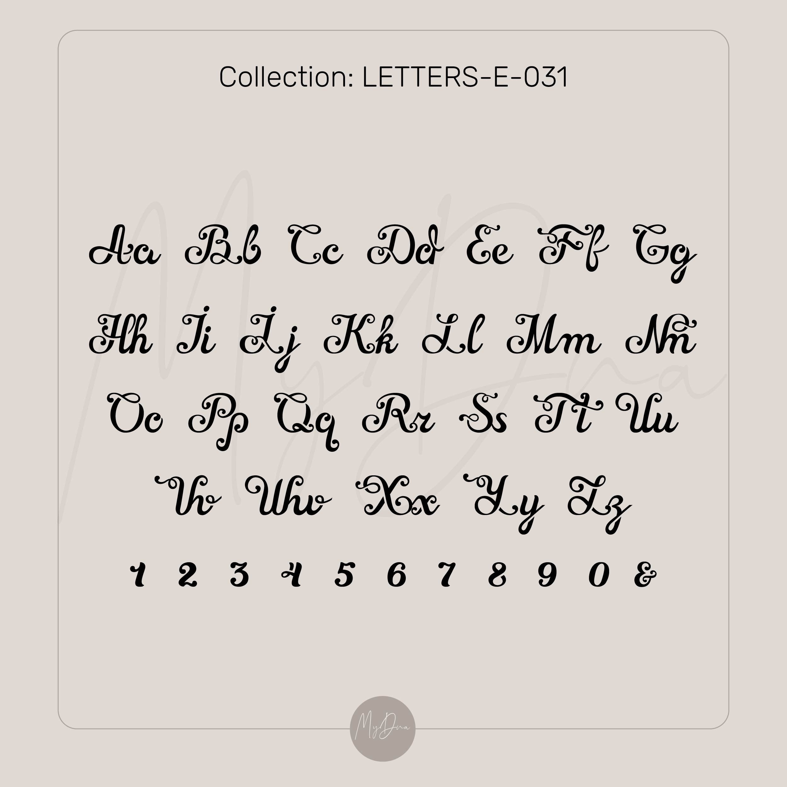 Vintage Letter Gold Ring