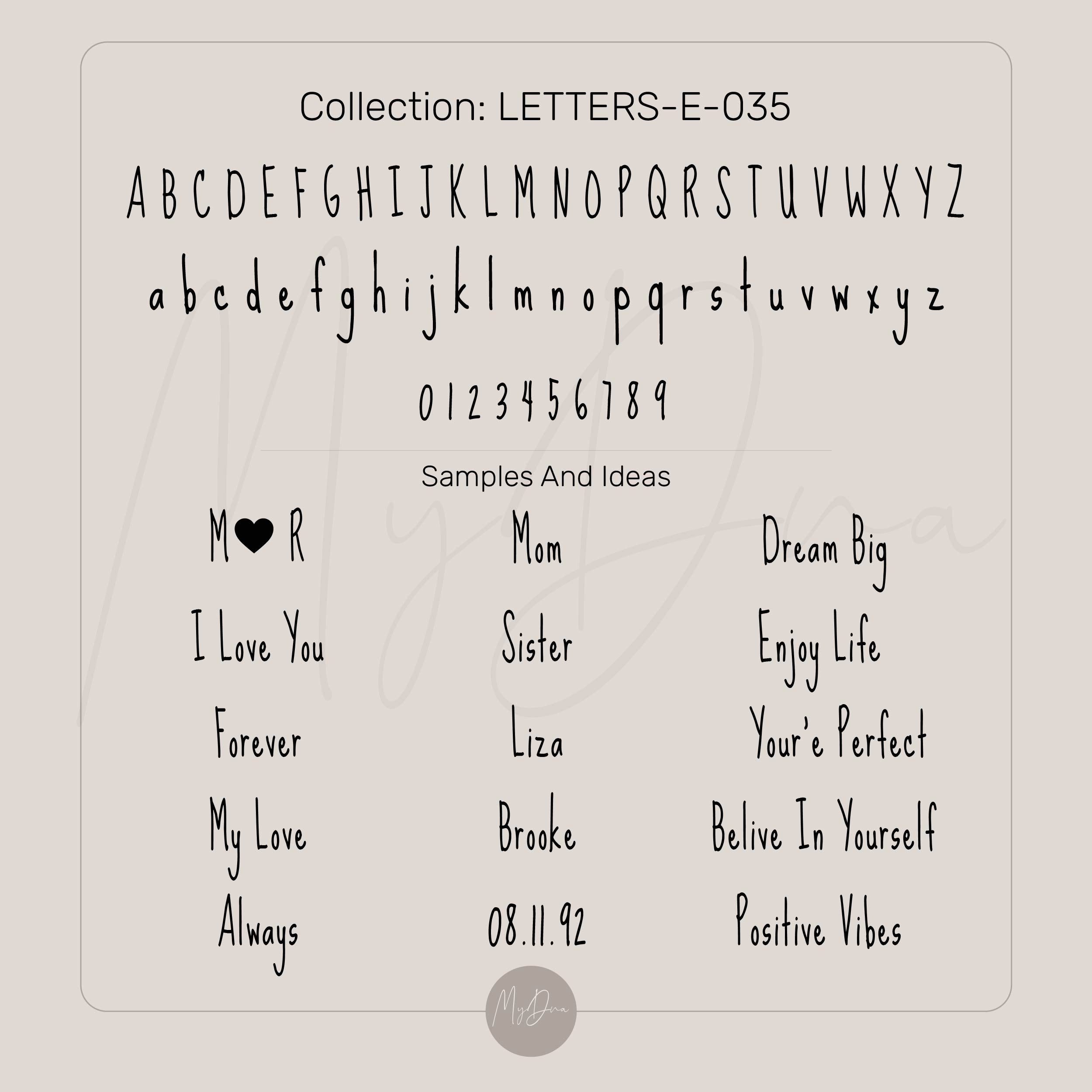 Custom Funky Letter Ring