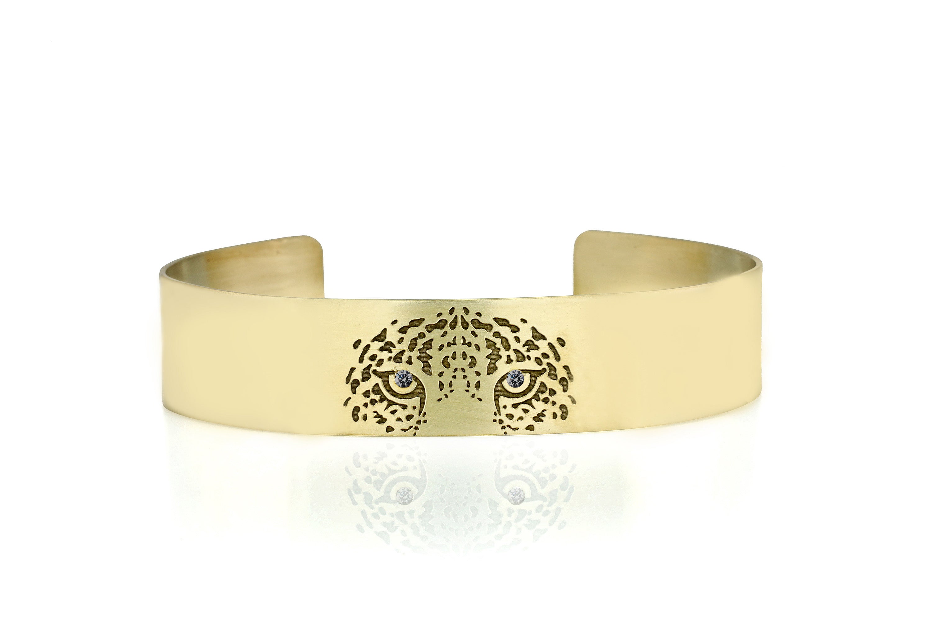 Leopard Cubic Zirconia Eyes Bracelet