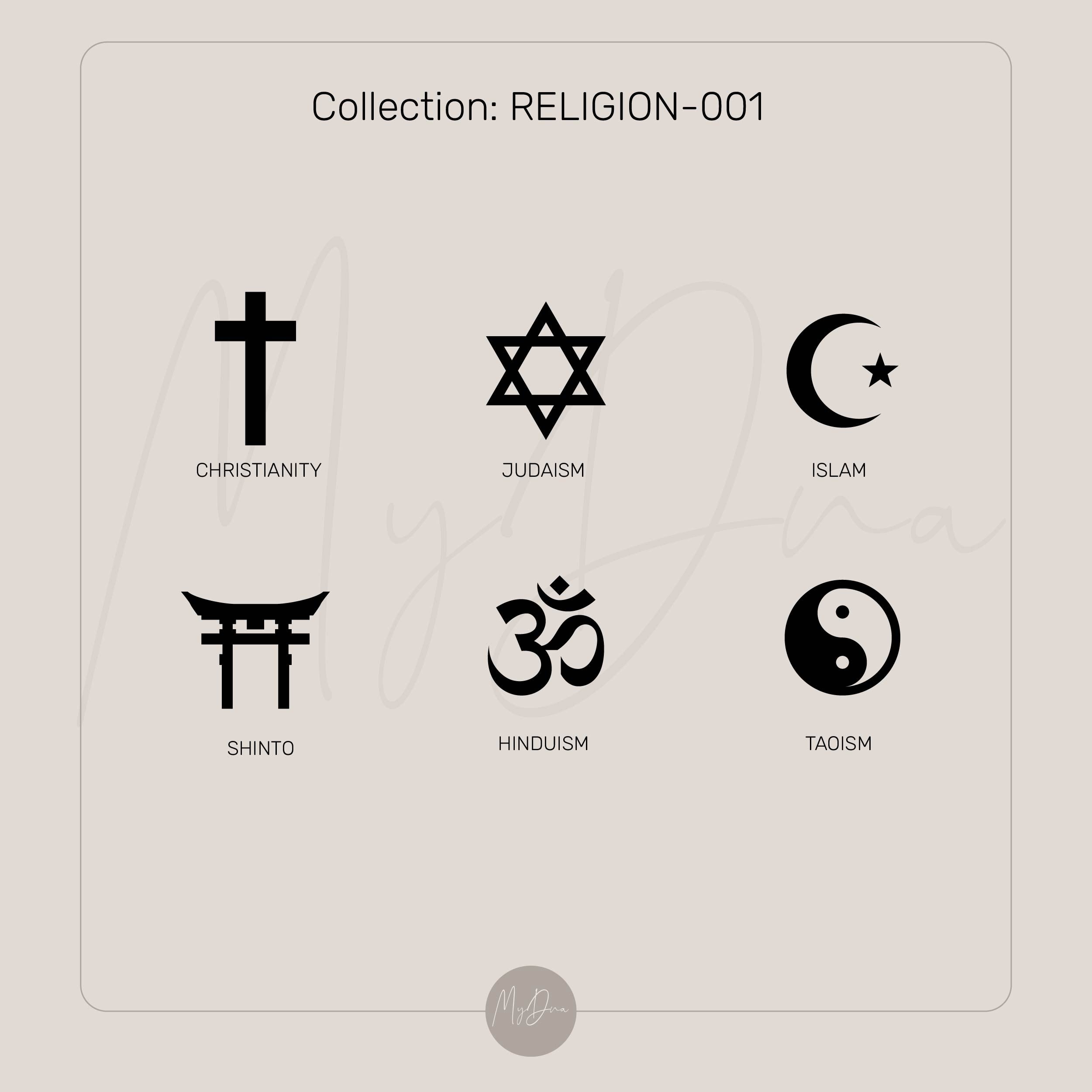 Round Cross Signet Ring