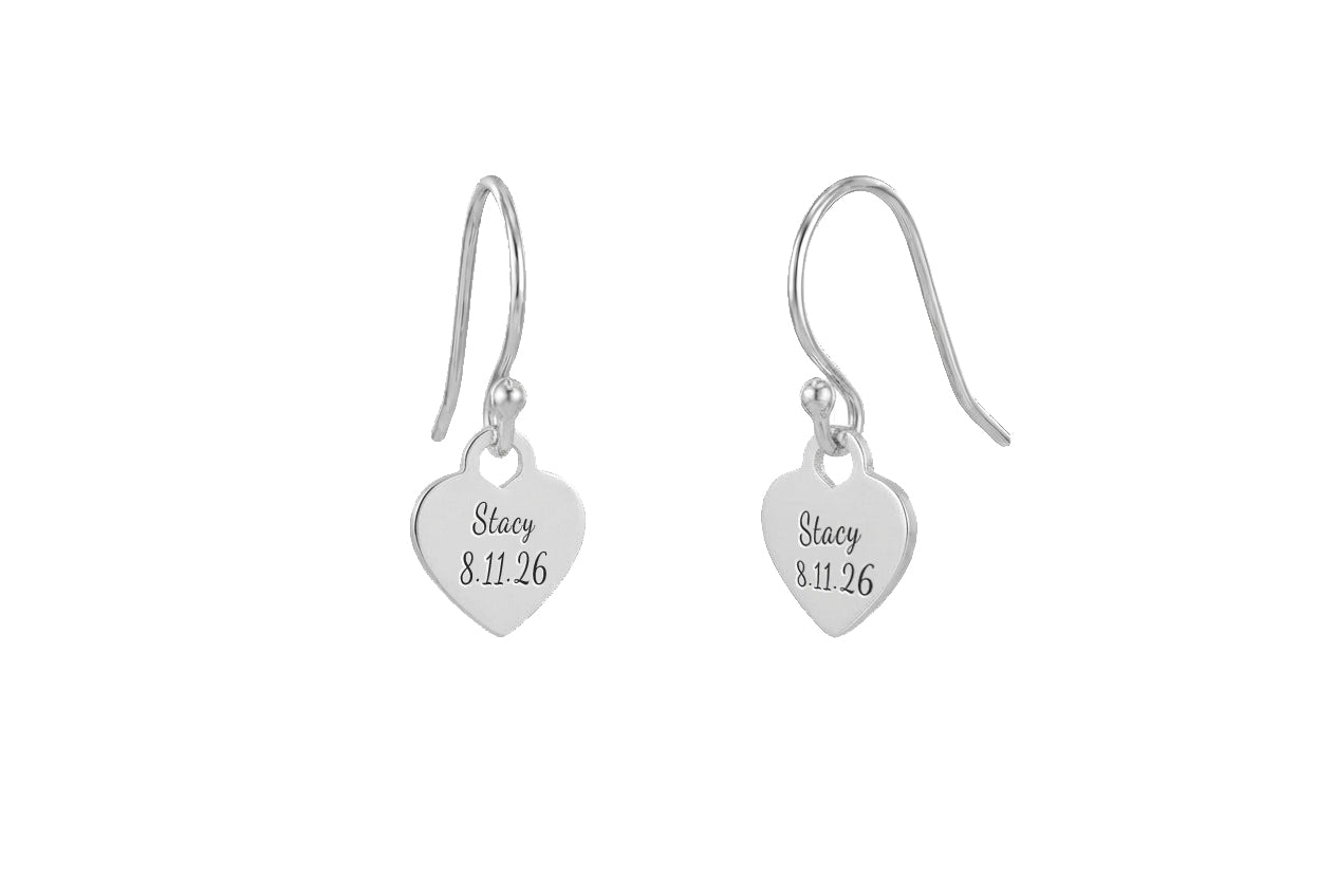 Heart Earrings Dangle