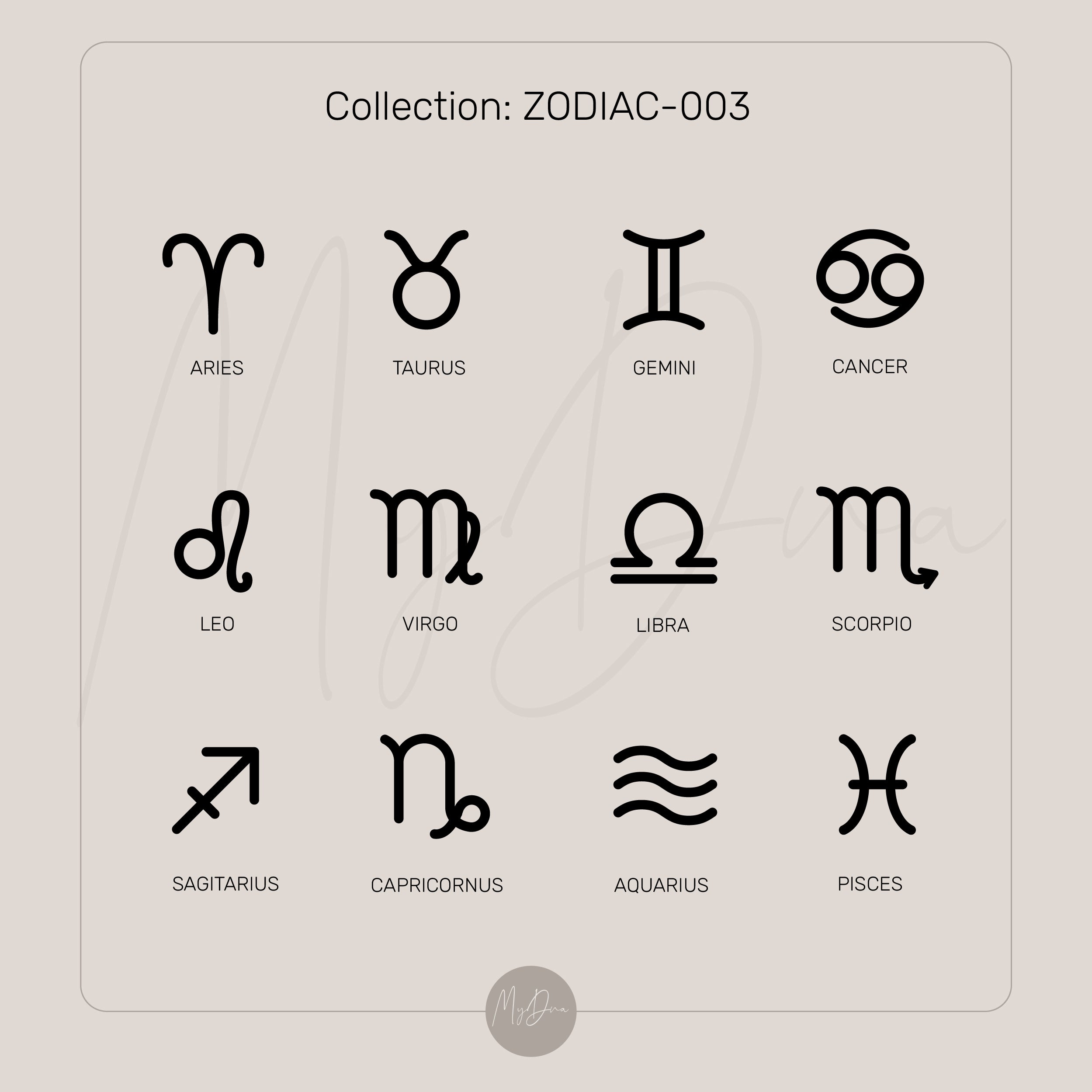 Gold Libra Zodiac Necklace