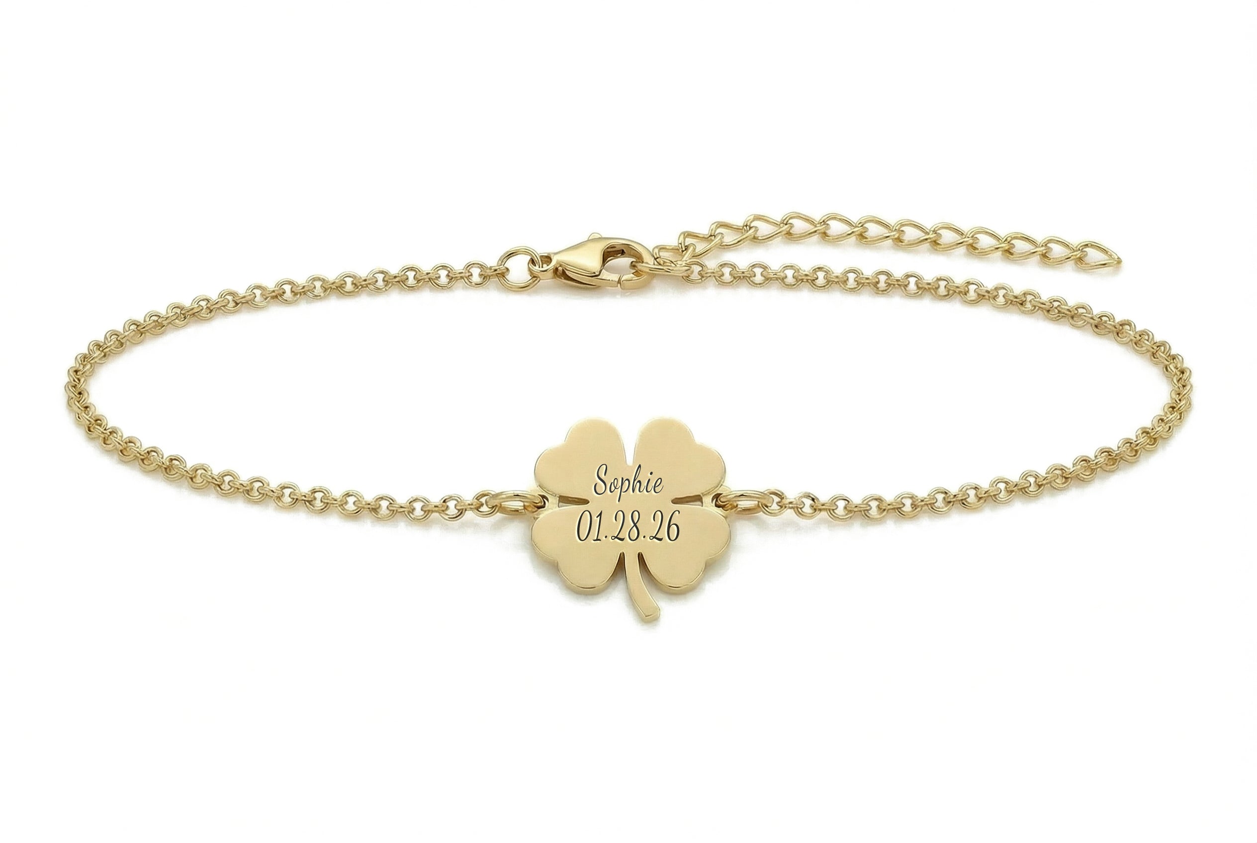 Custom Clover Anklet