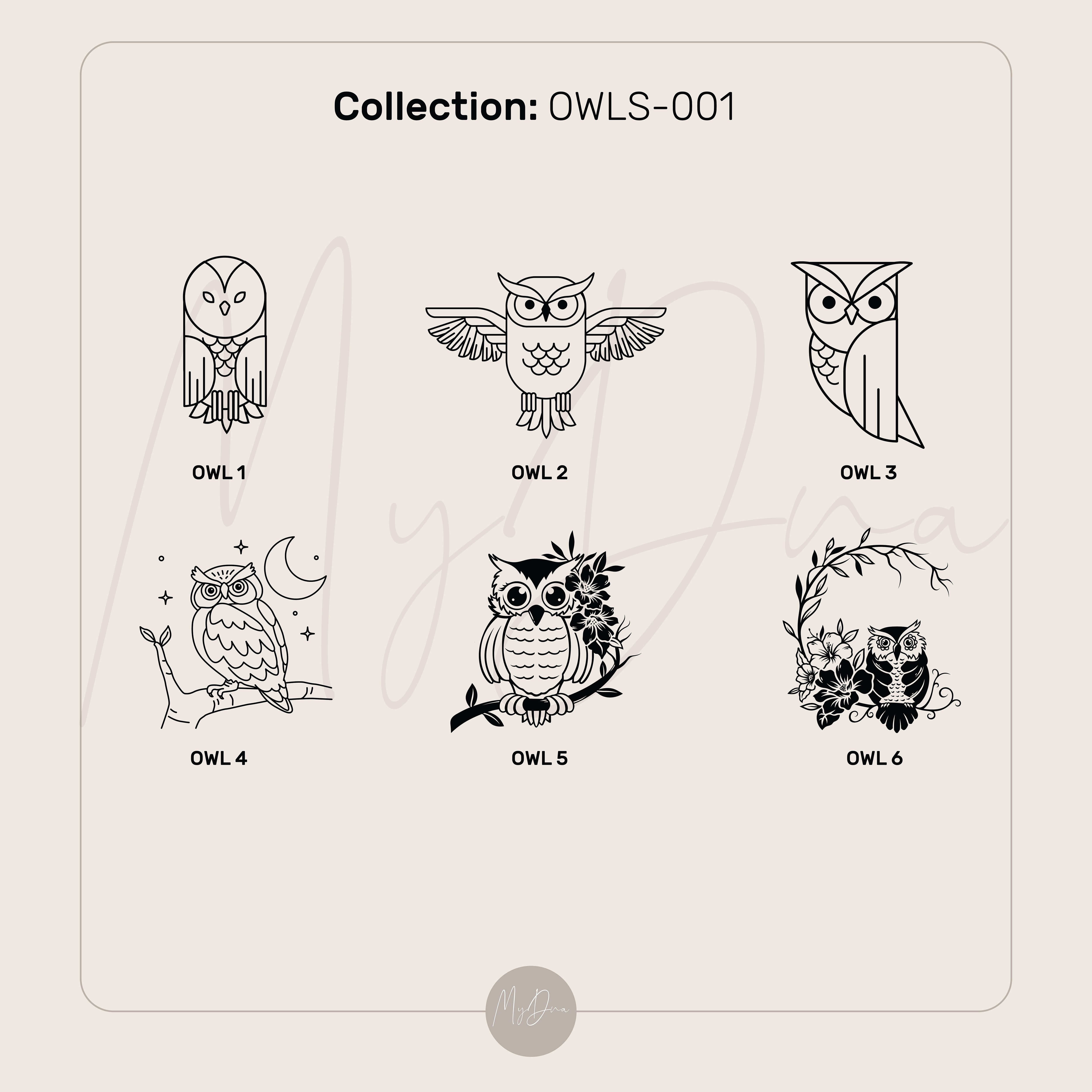 14k Gold Owl Signet Ring