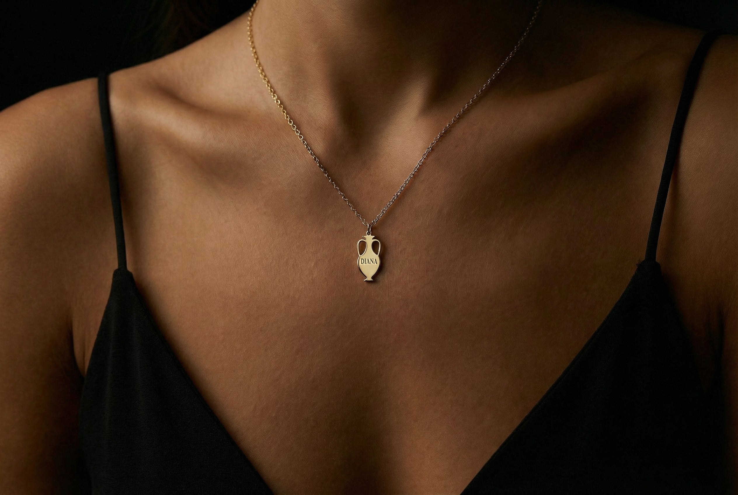 Custom Amphora Vase Necklace