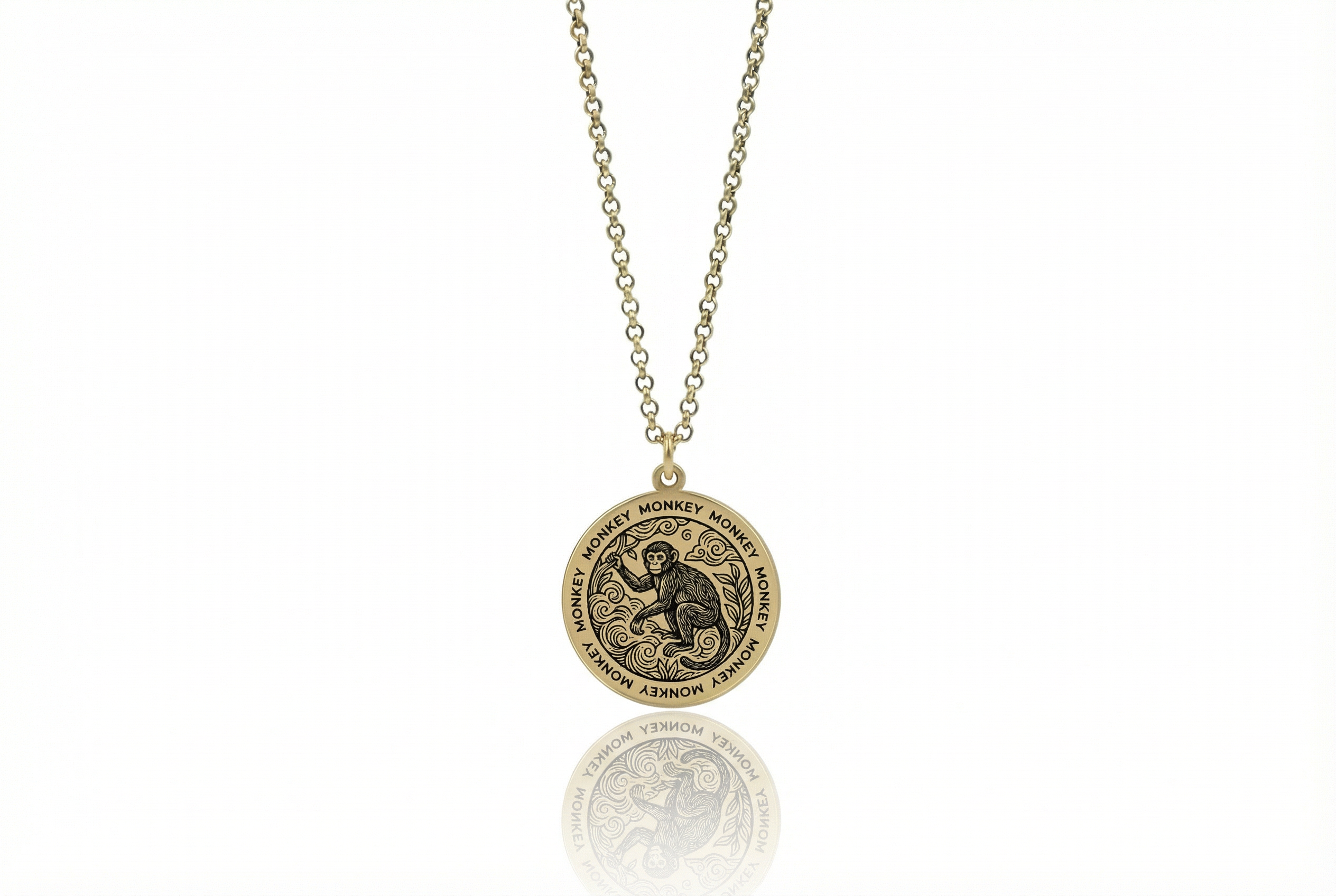 Monkey Zodiac Necklace