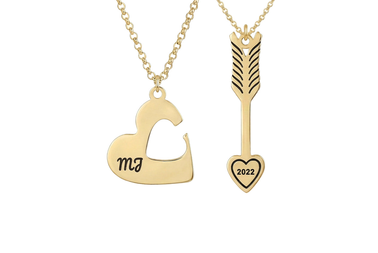 Cupid’s Arrow Necklace Set