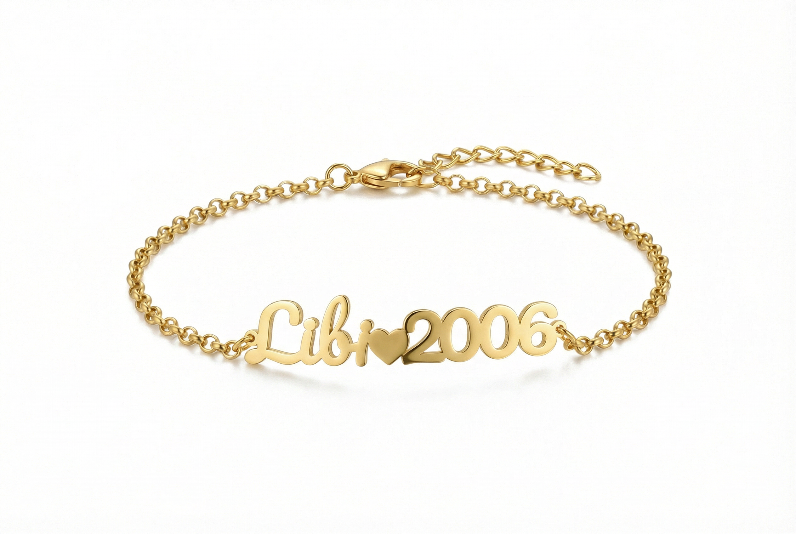 Custom Name & Year Bracelet