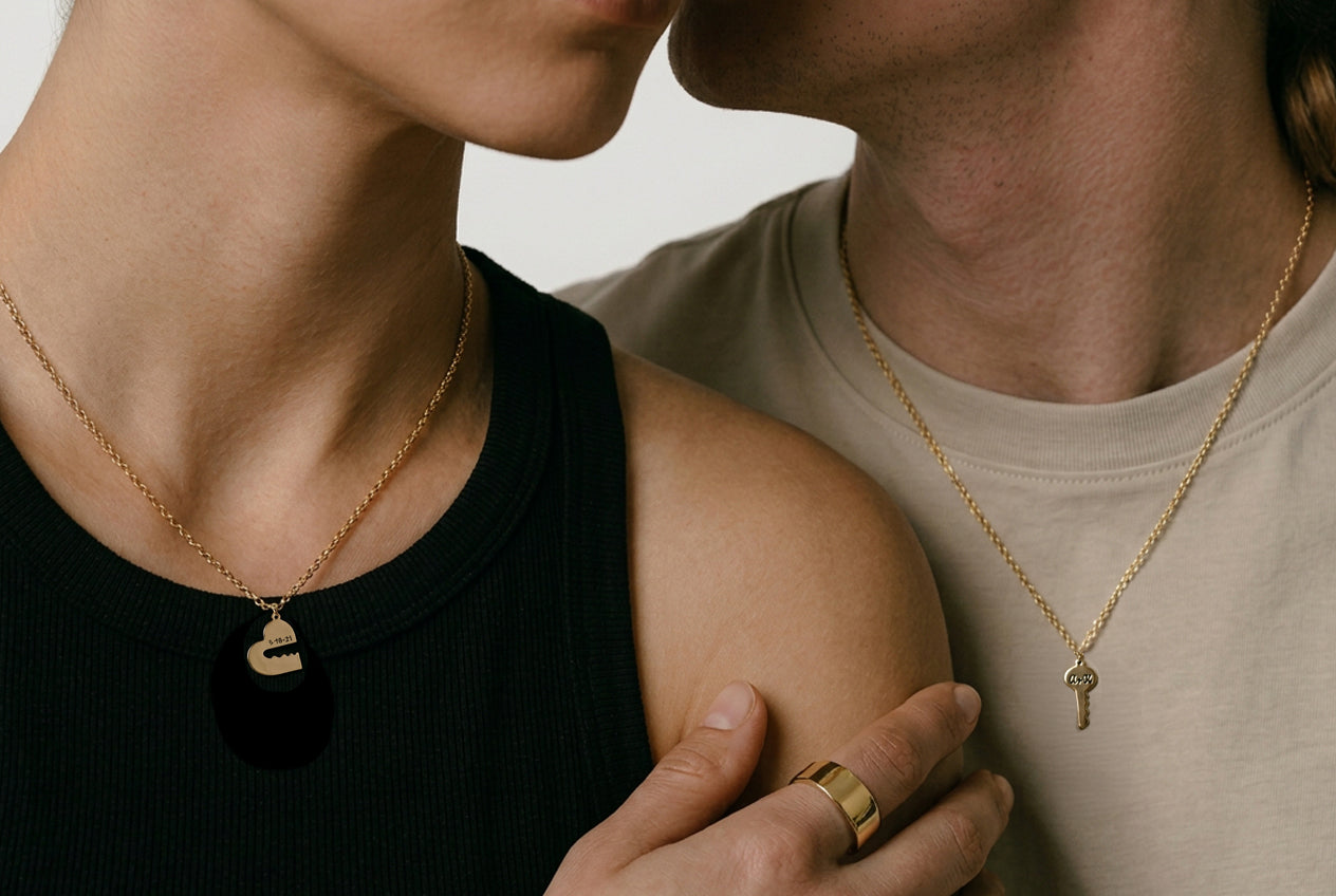 Key to My Heart Necklace Set