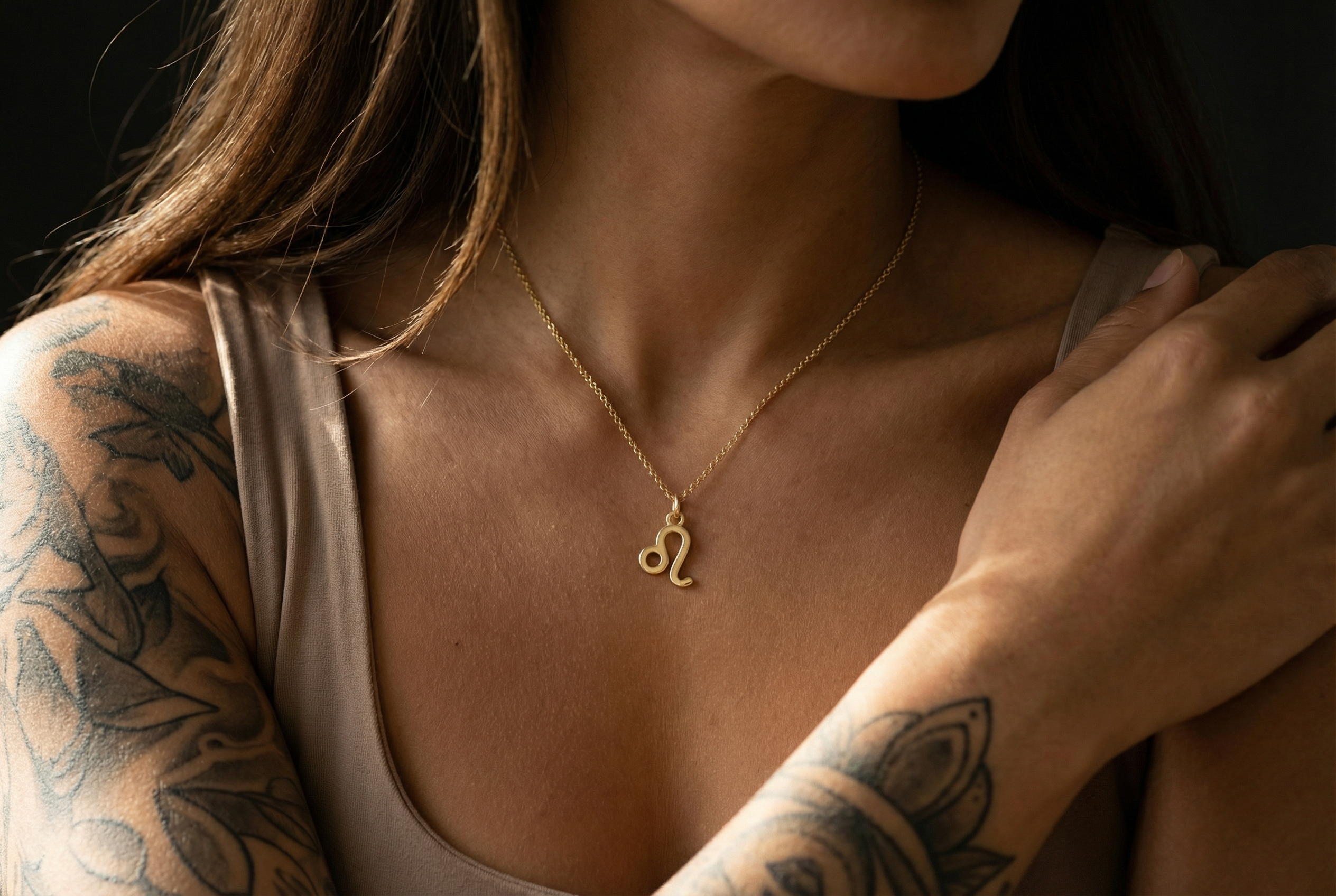 14k Gold Leo Horoscope Charm