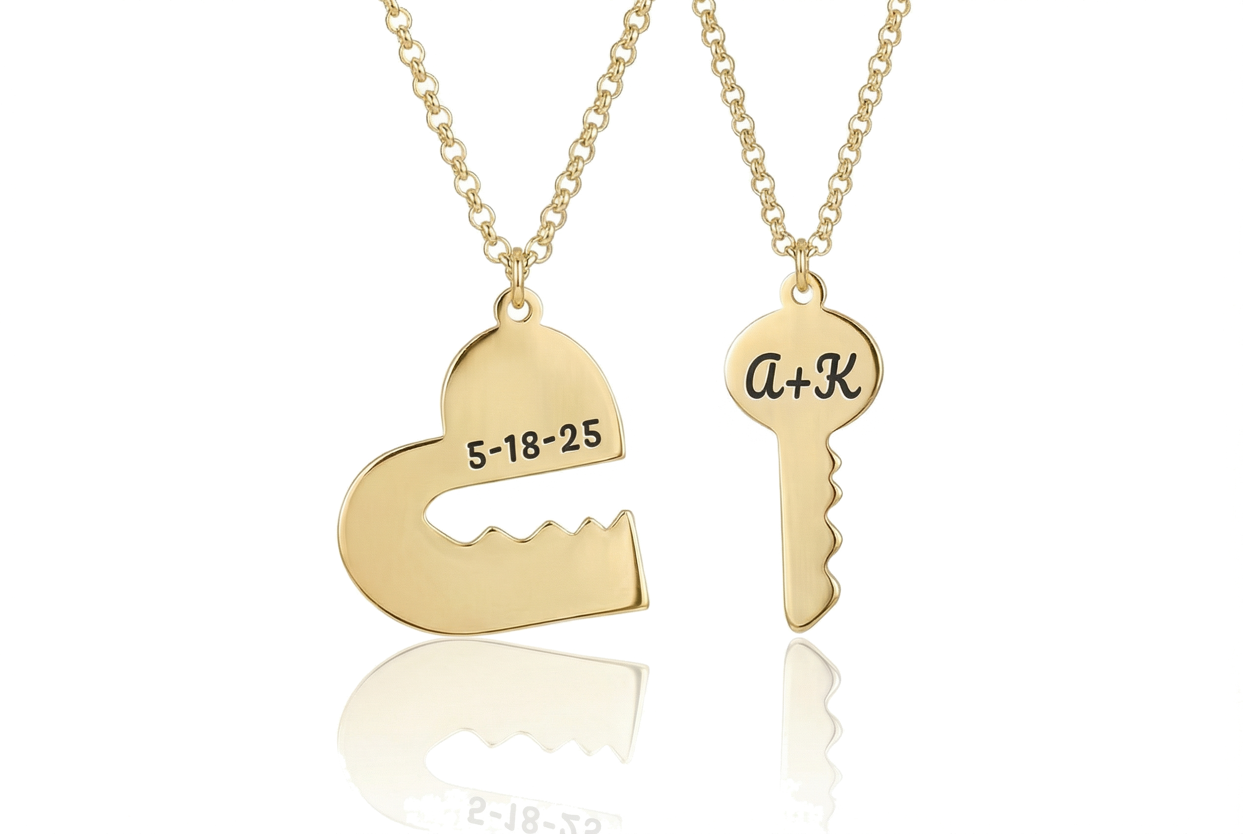 Key to My Heart Necklace Set