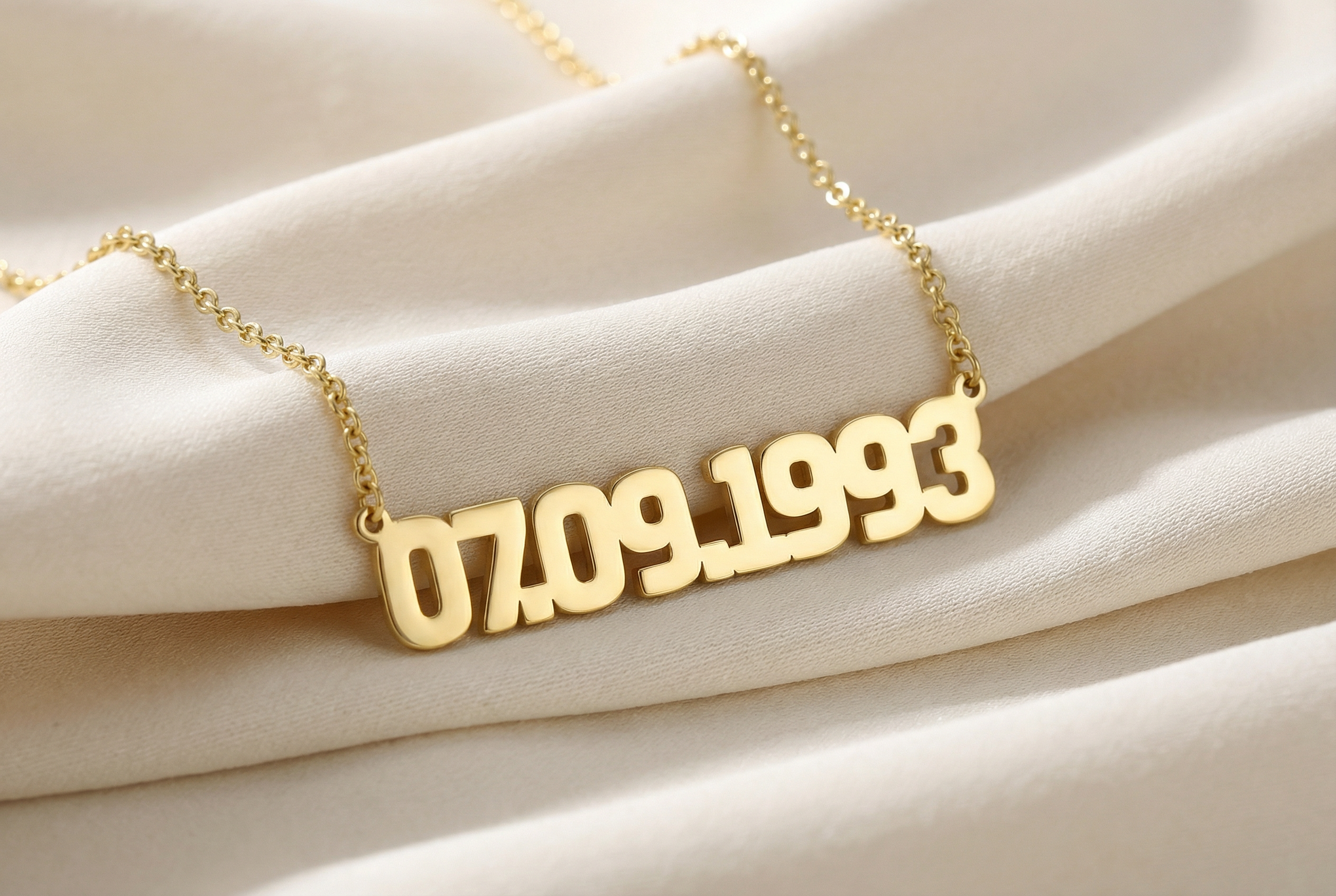 Personalized Birth Date Necklace