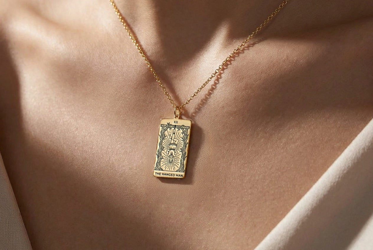The Hanged Man Tarot Necklace