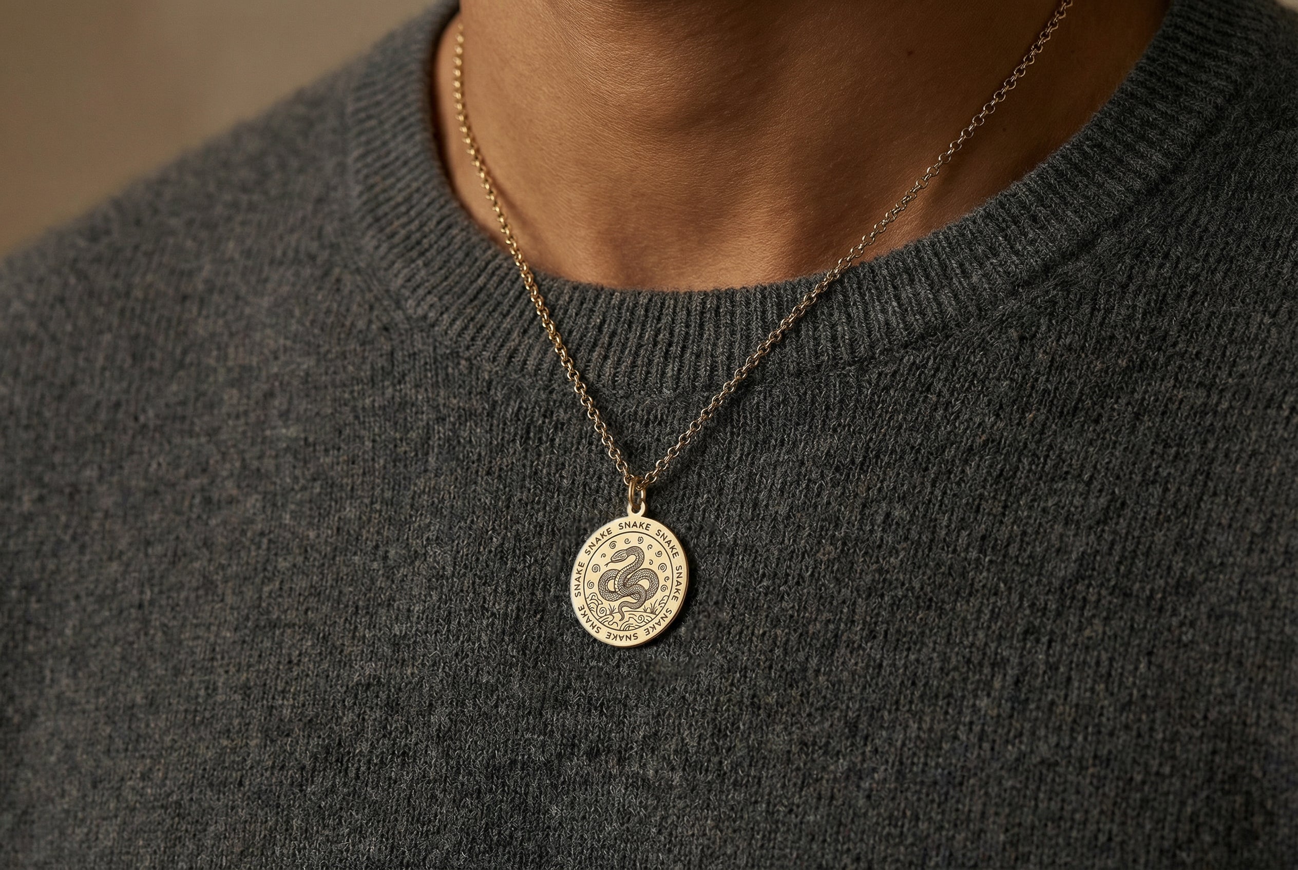 Snake Zodiac Necklace