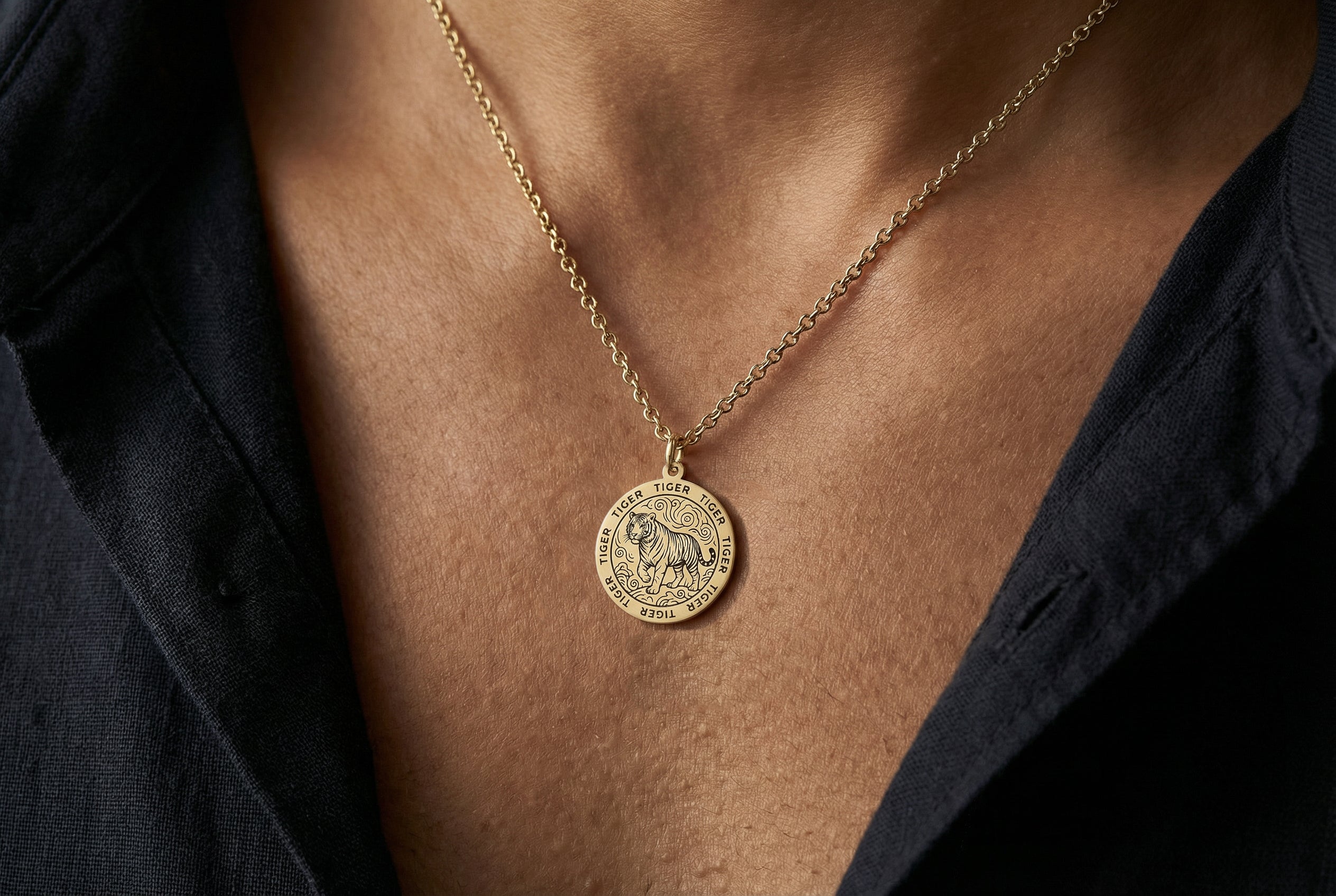 Tiger Zodiac Necklace