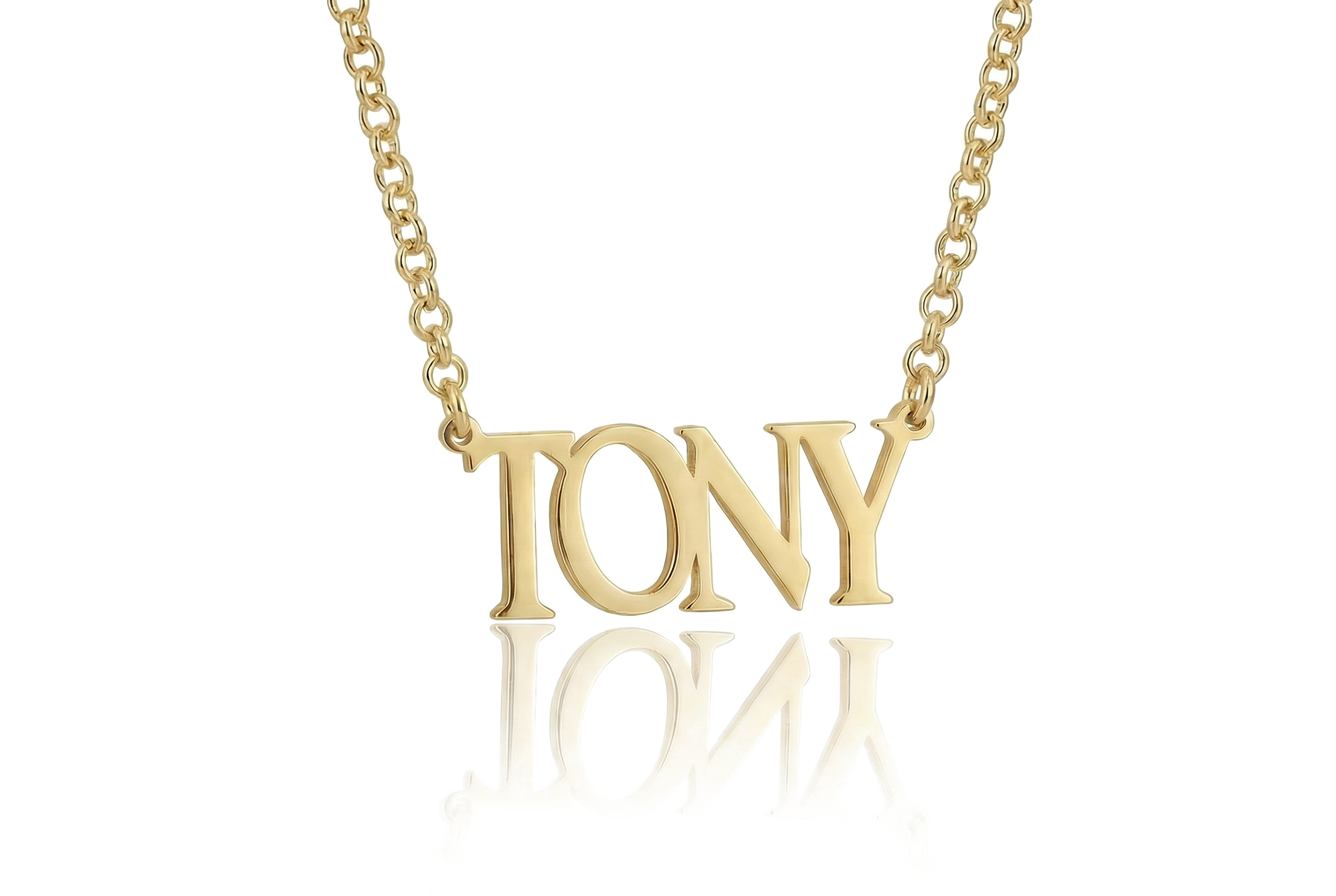 18k Gold Roman Necklace