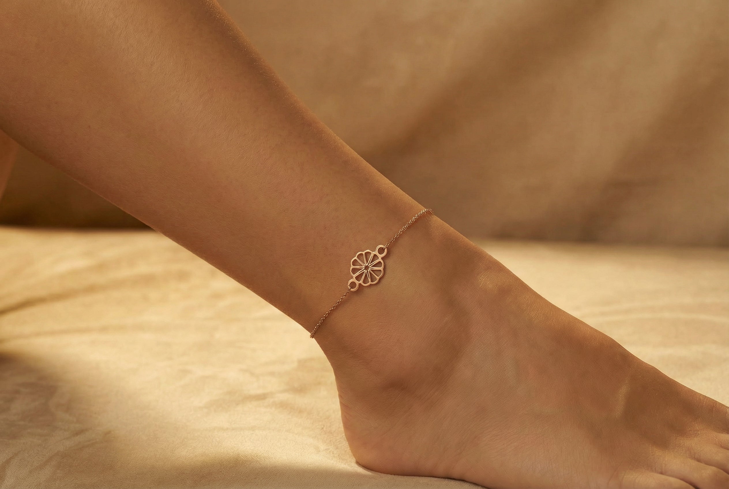 Birth Flower Anklet