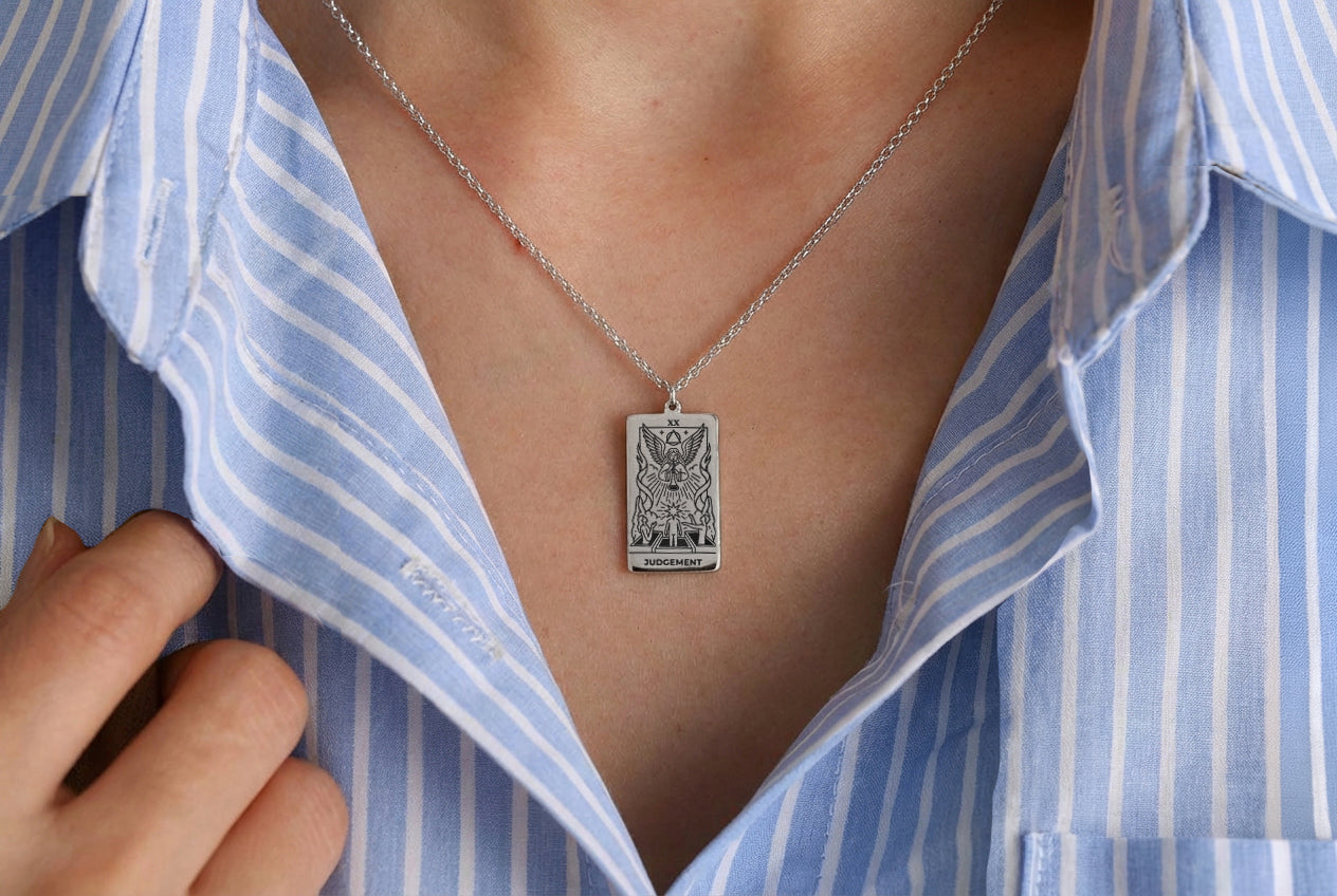 Judgement Tarot Card Necklace