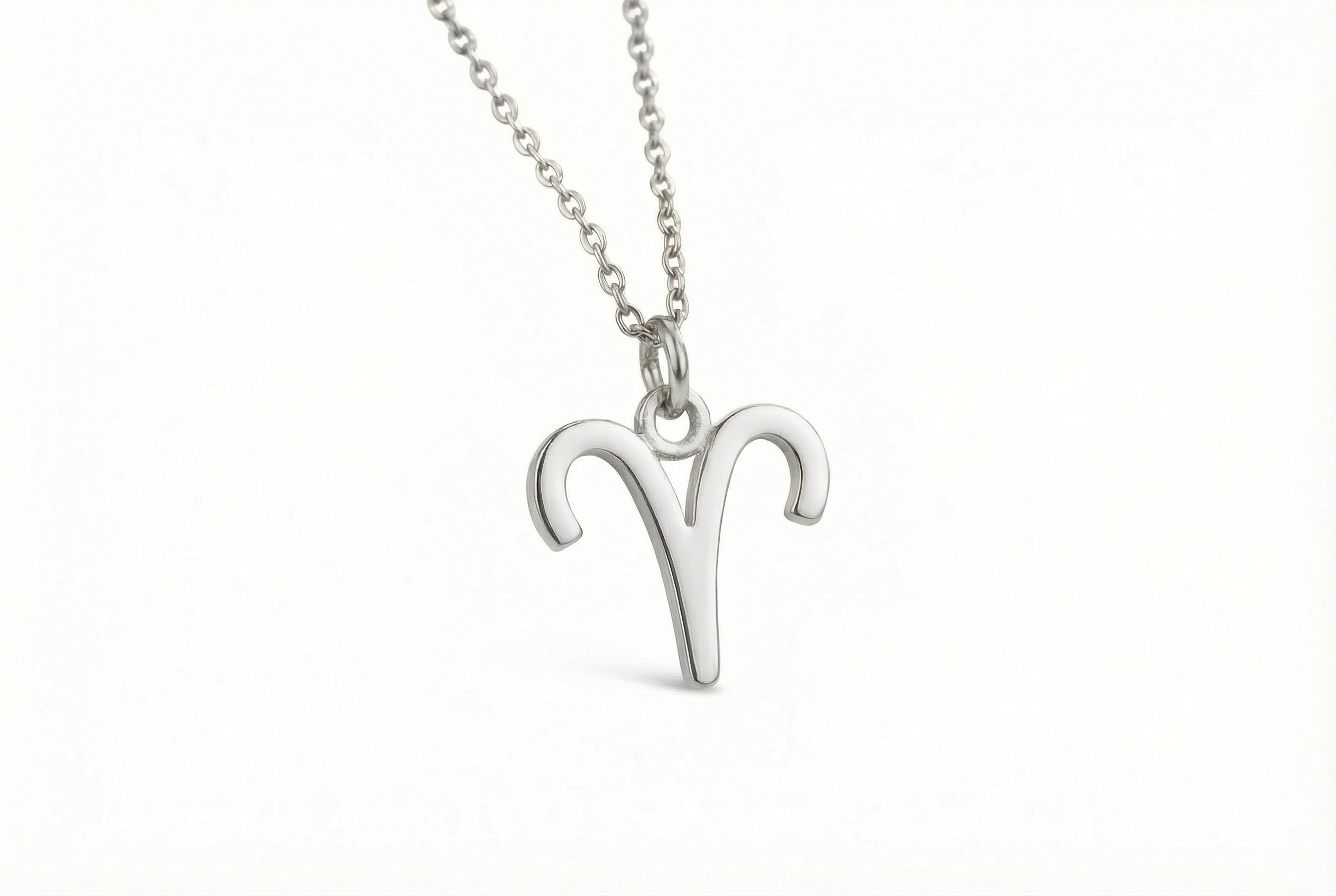 24k Gold Aries Zodiac Necklace