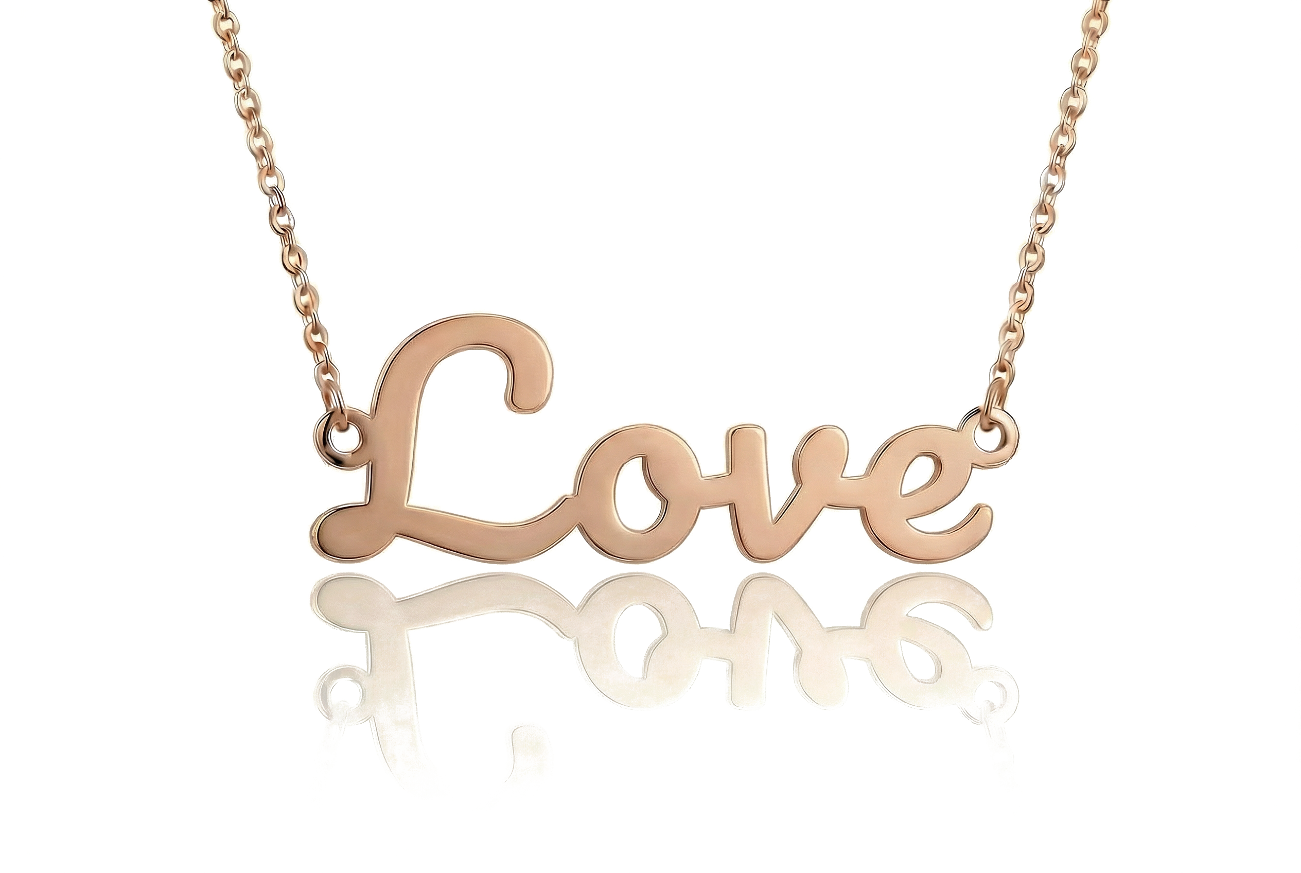 14k Gold Love Necklace