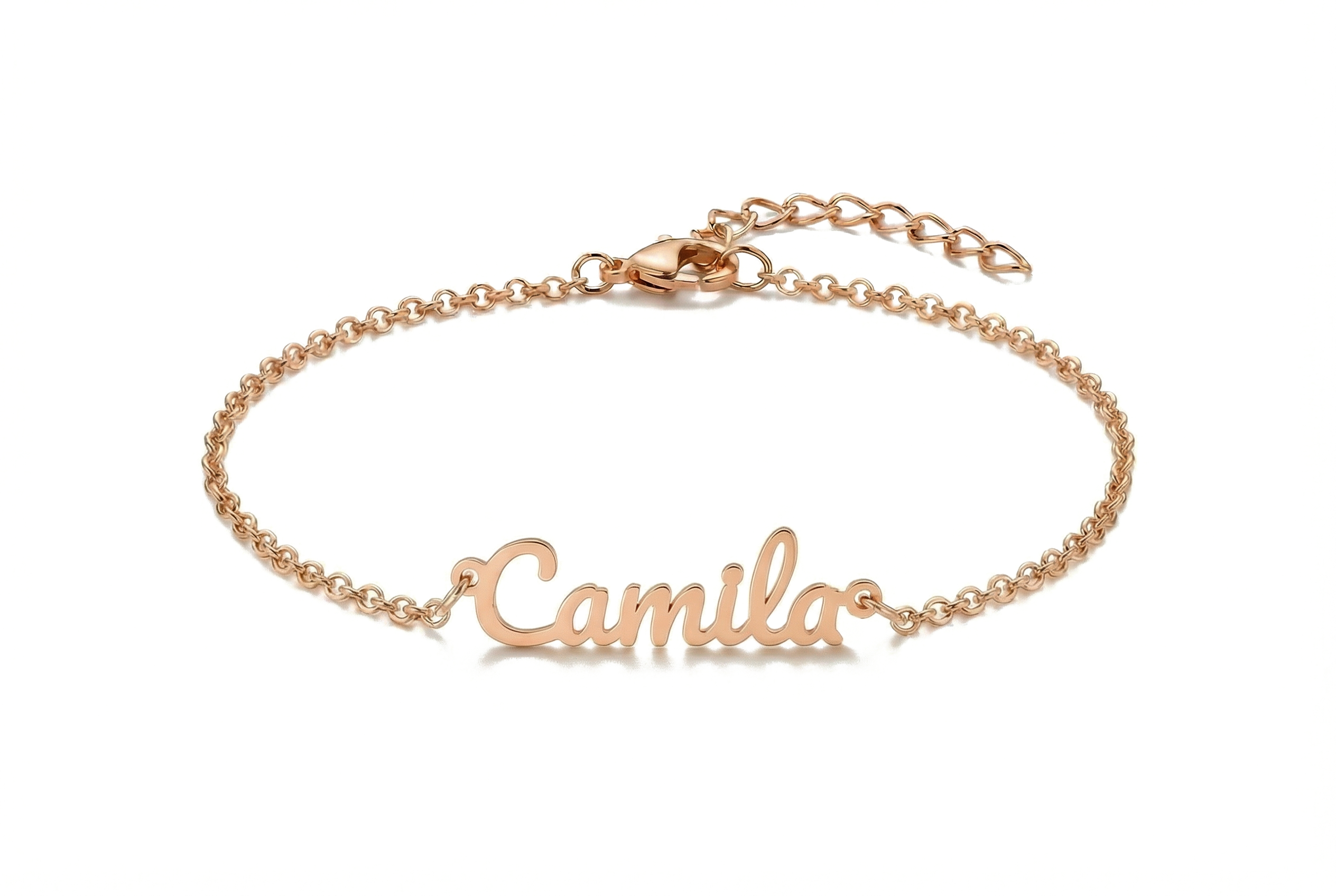 Silver Name Hand Bracelet