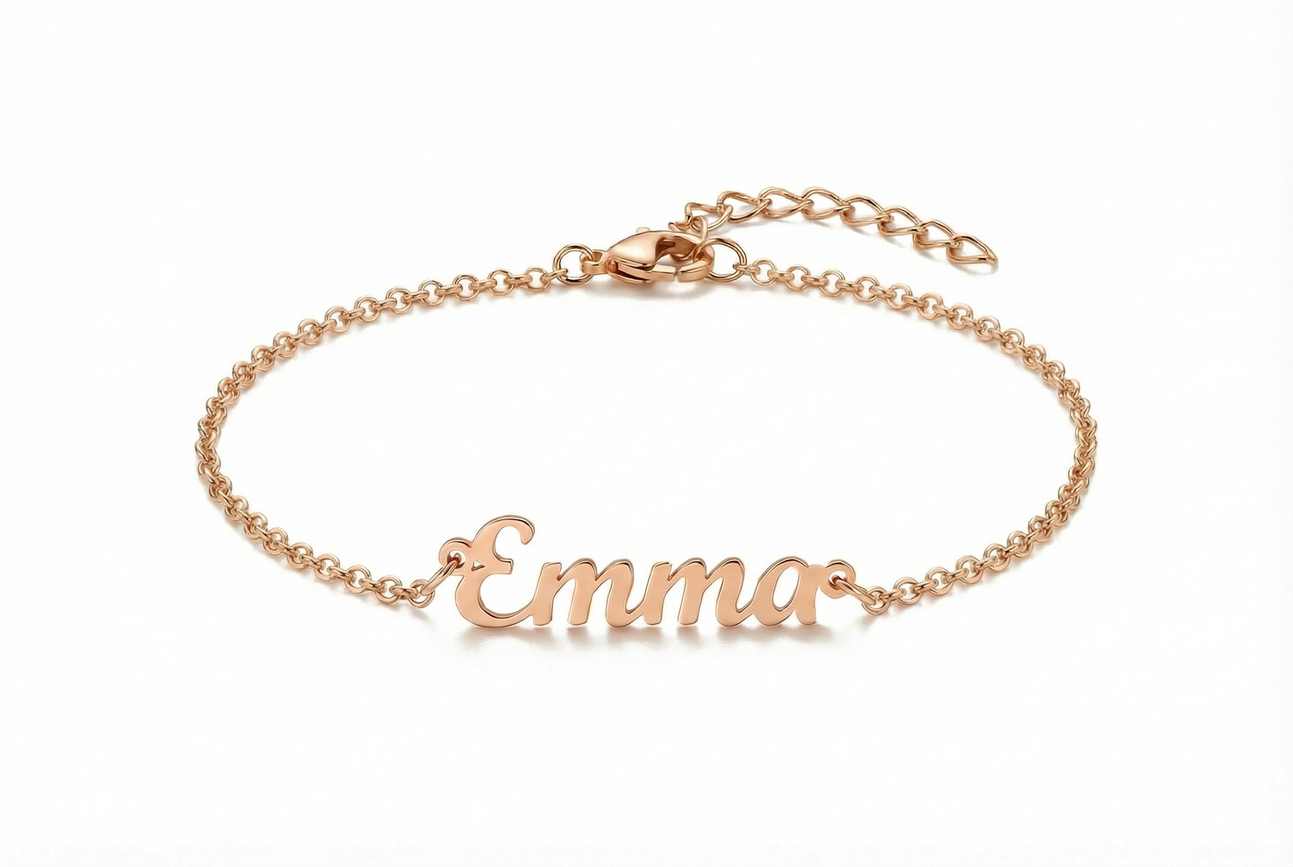 Cute Personalized Text Bracelet