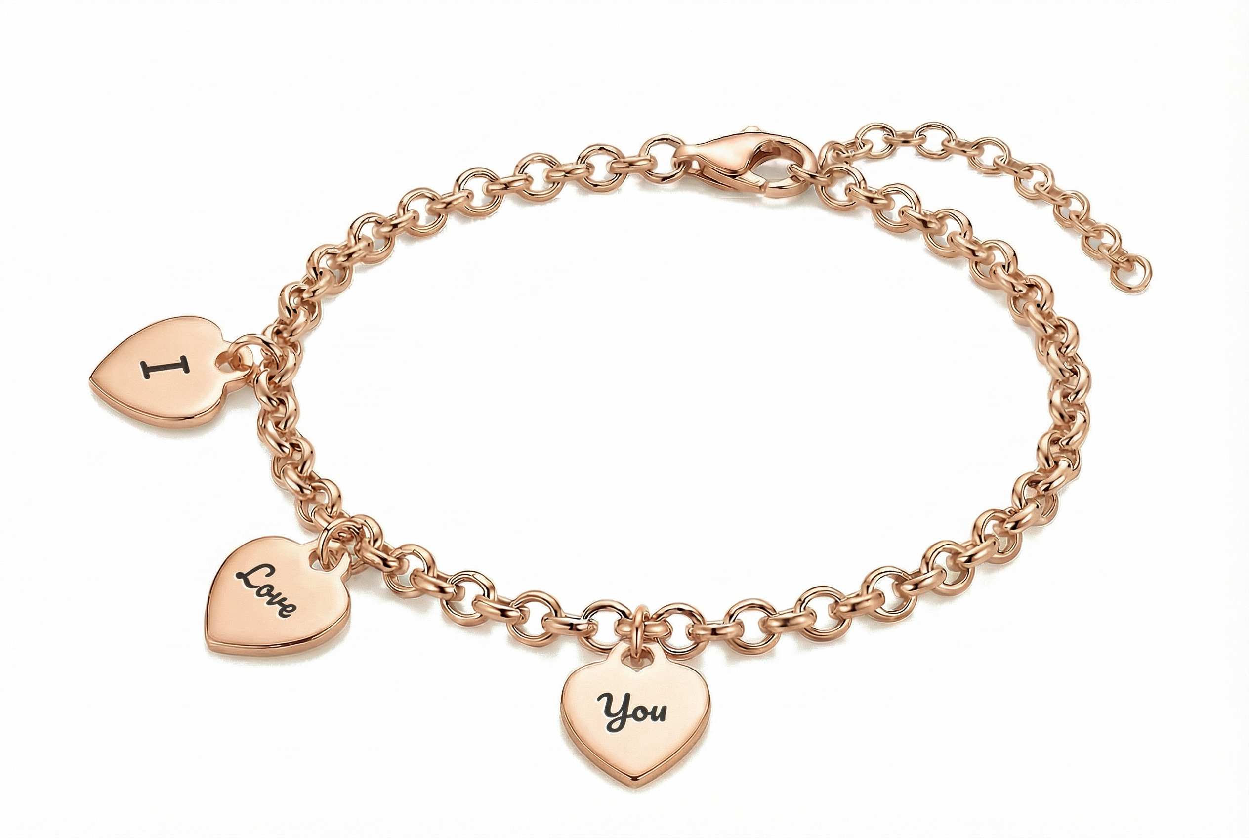Custom Triple Charm Anklet