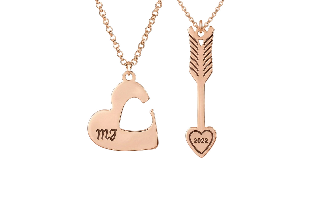 Cupid’s Arrow Necklace Set