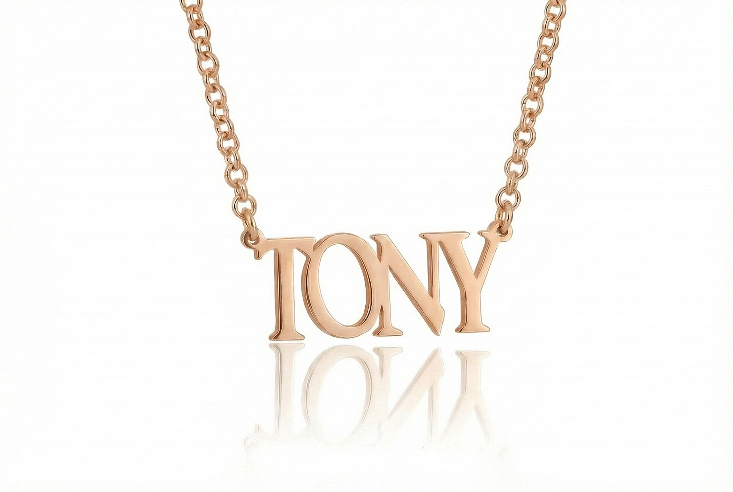 18k Gold Roman Necklace