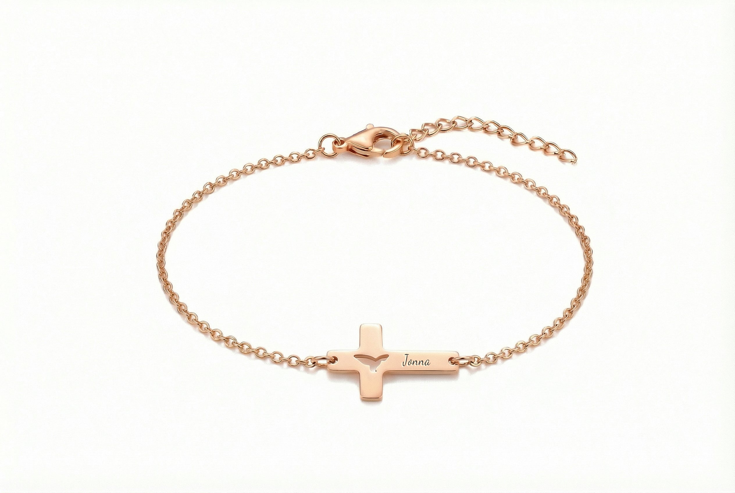 Dove Cross Bracelet
