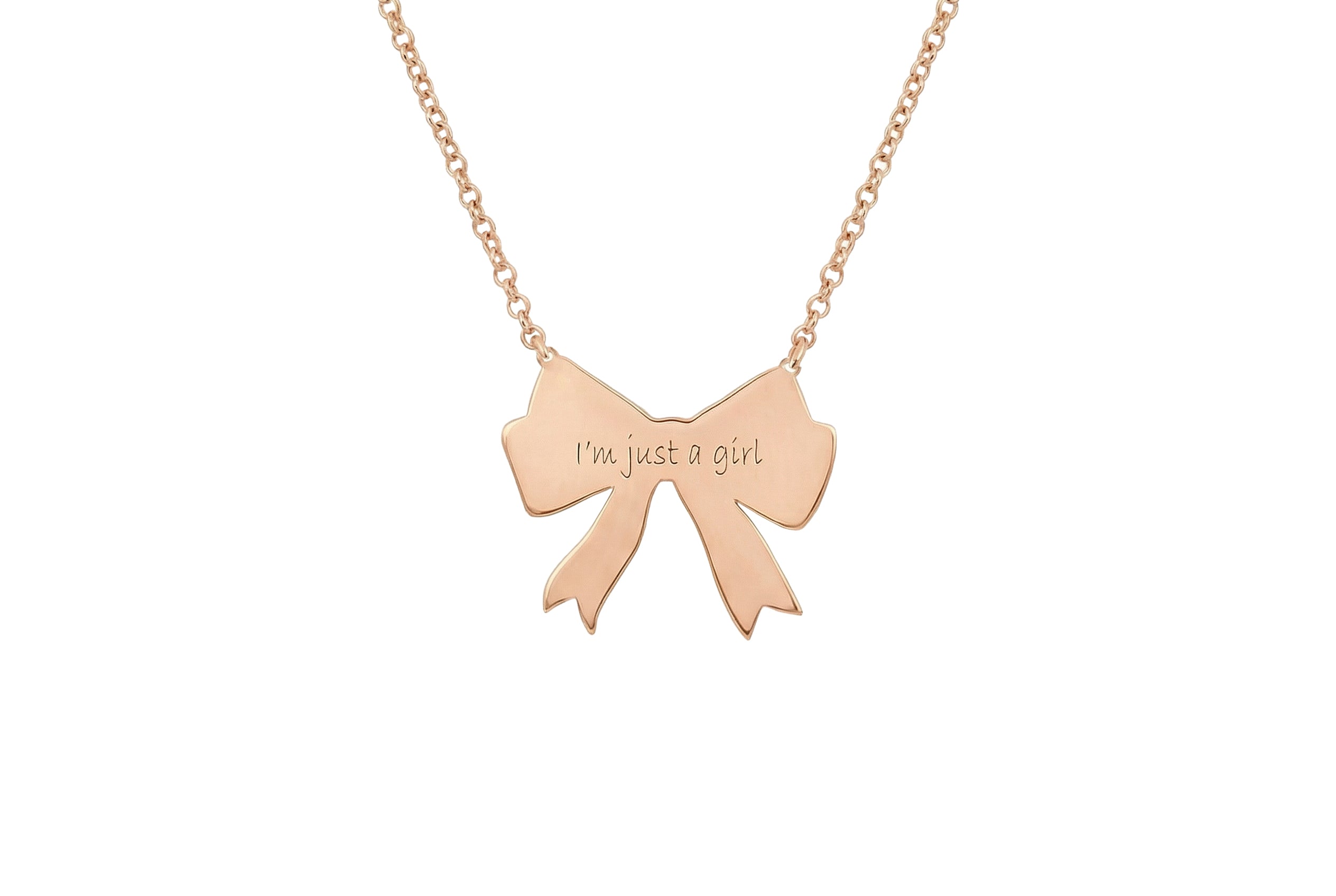 Feminine Ribbon Necklace