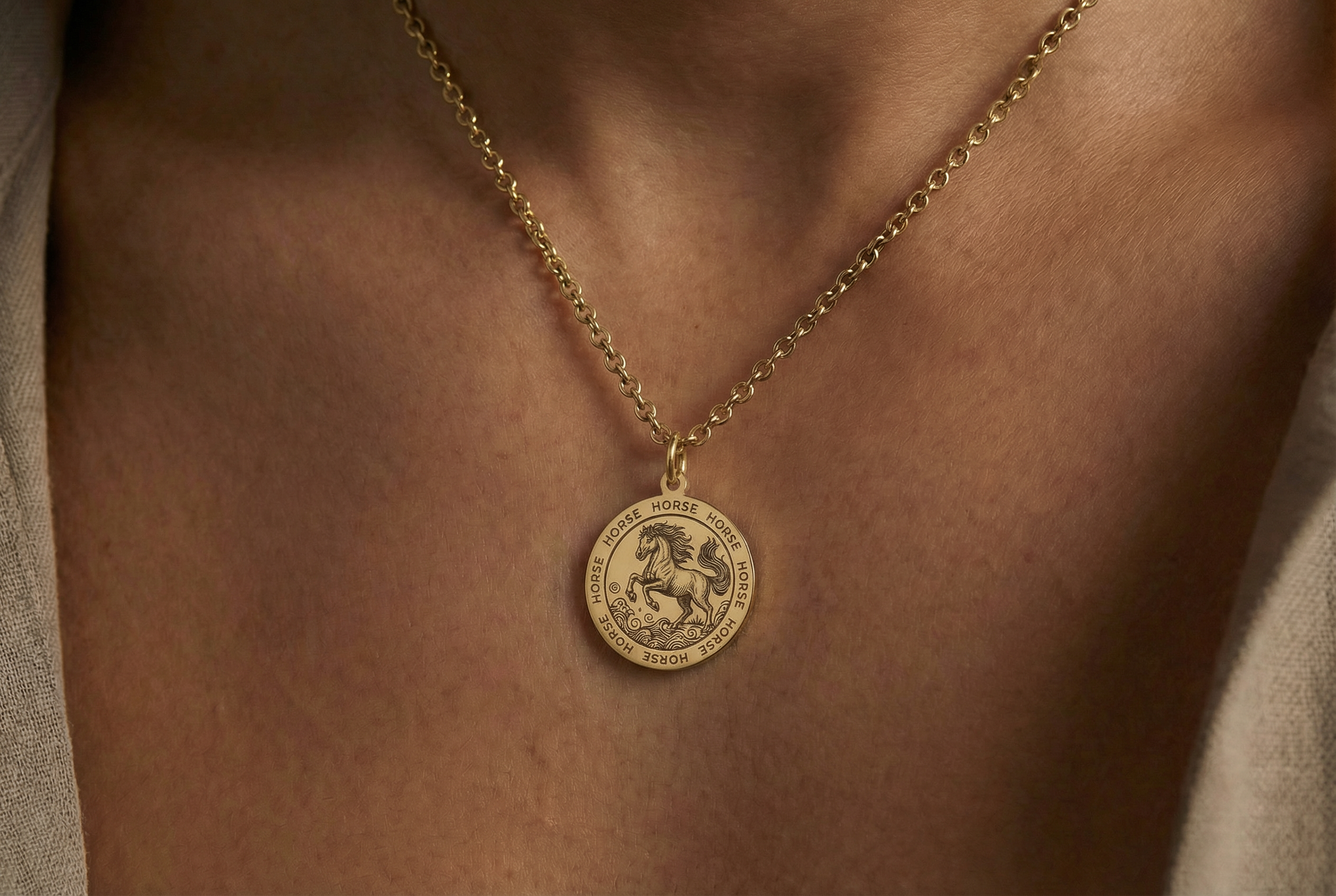 Horse Zodiac Necklace