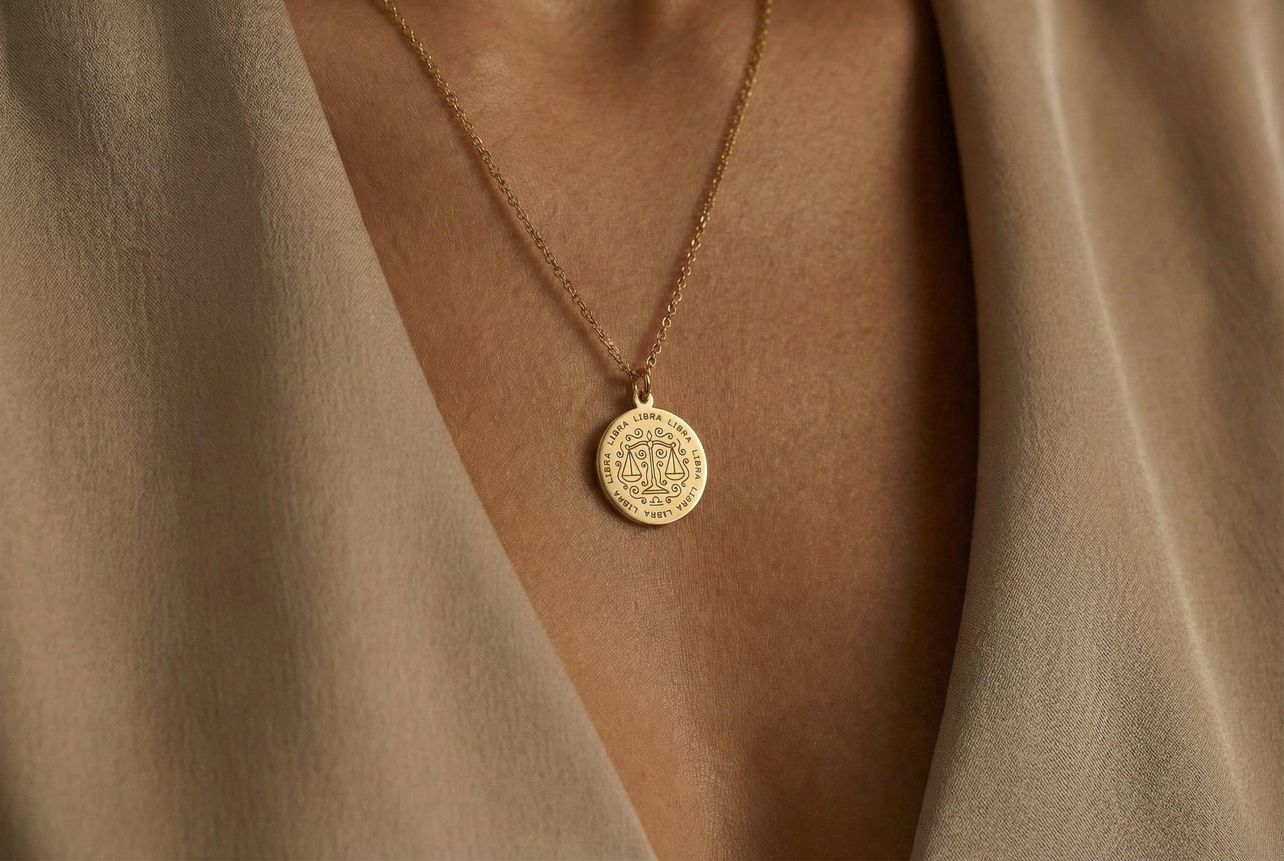 Libra Zodiac Necklace