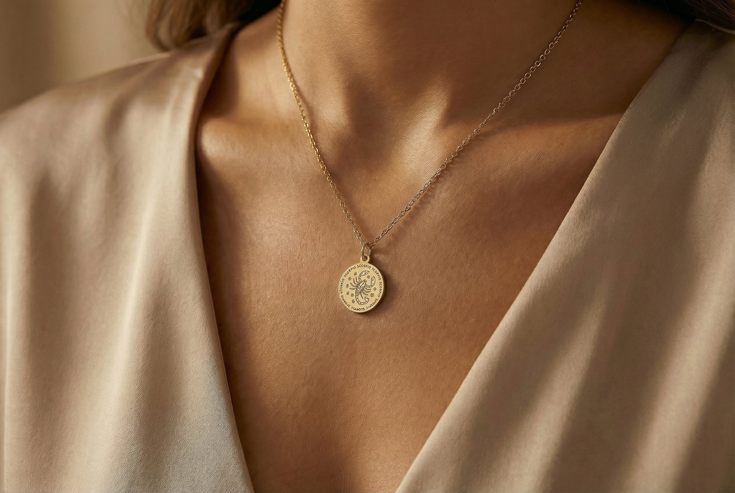 Scorpio Zodiac Necklace