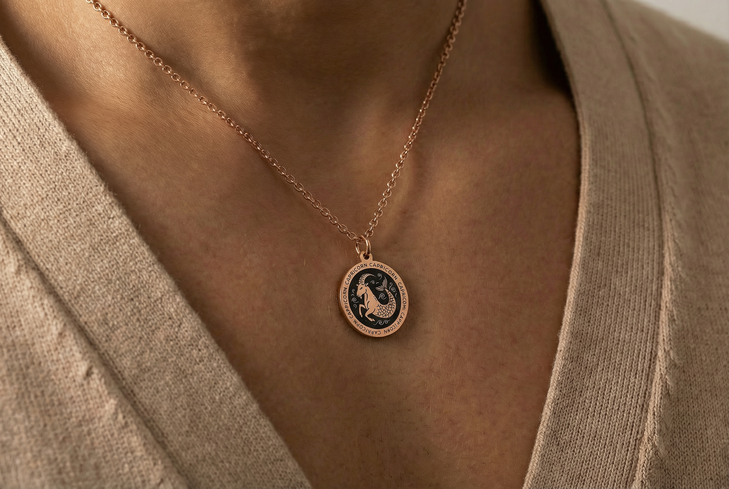 Personalized Capricorn Necklace