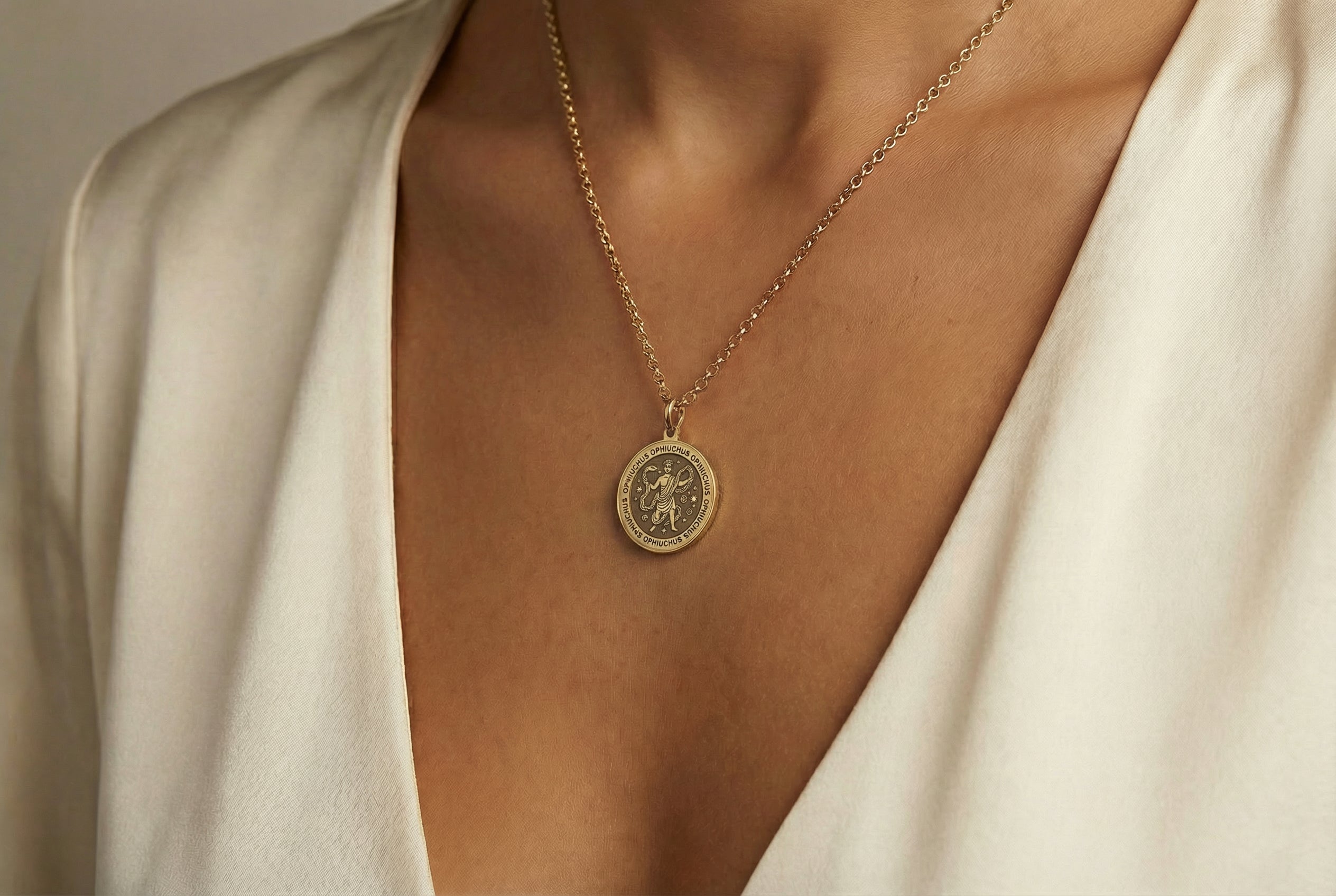 Ophiuchus Zodiac Necklace
