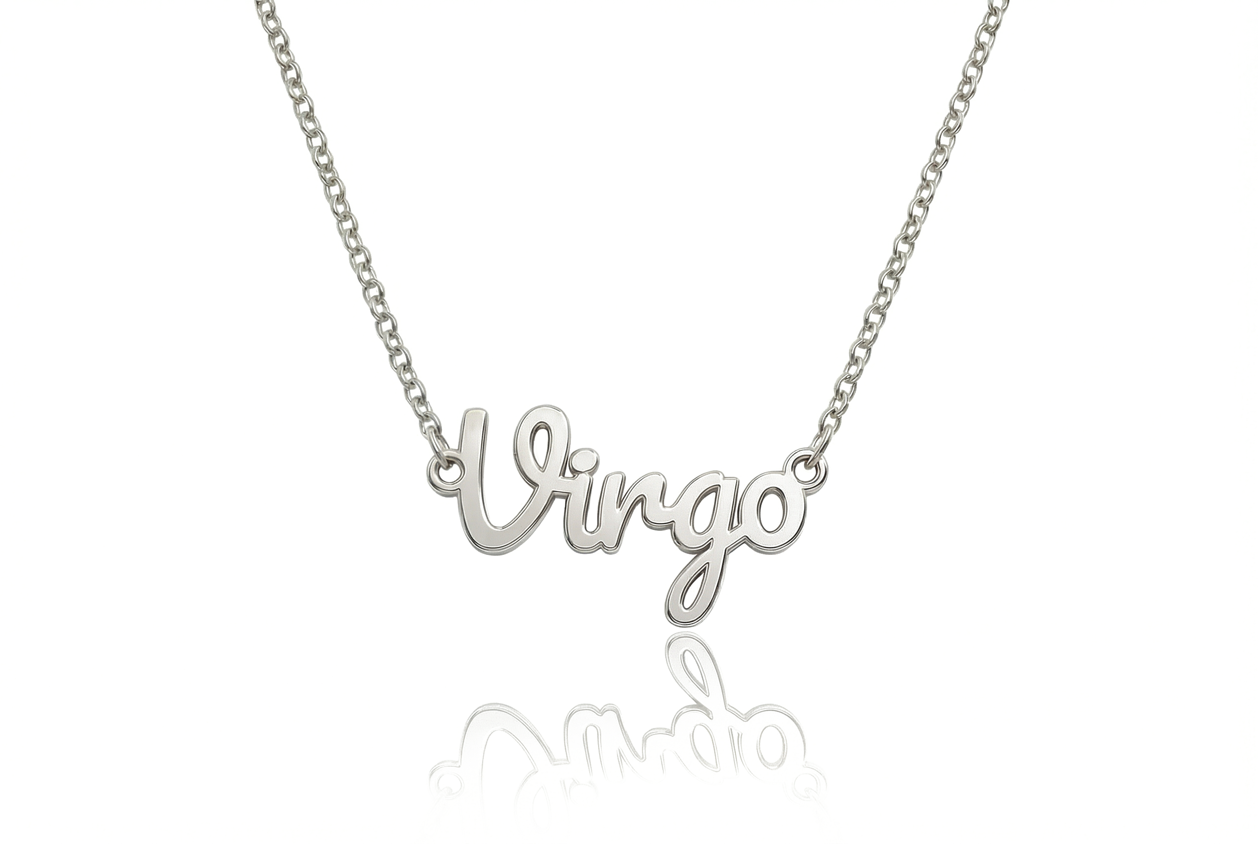 Virgo Zodiac Name Necklace