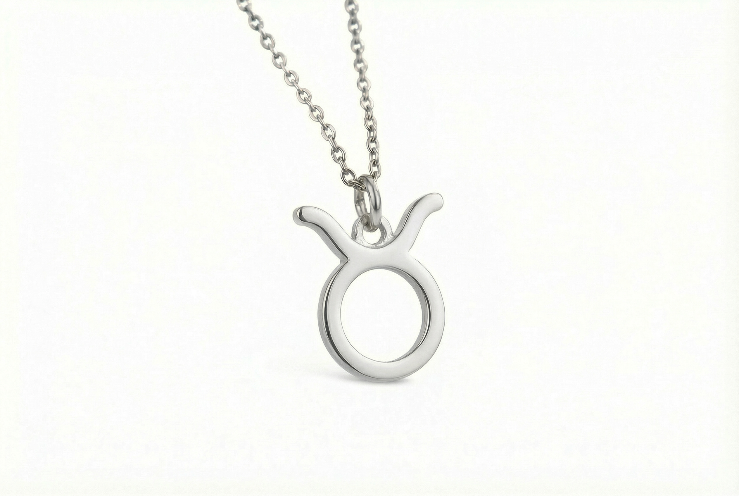 Gold Taurus Pendant Necklace