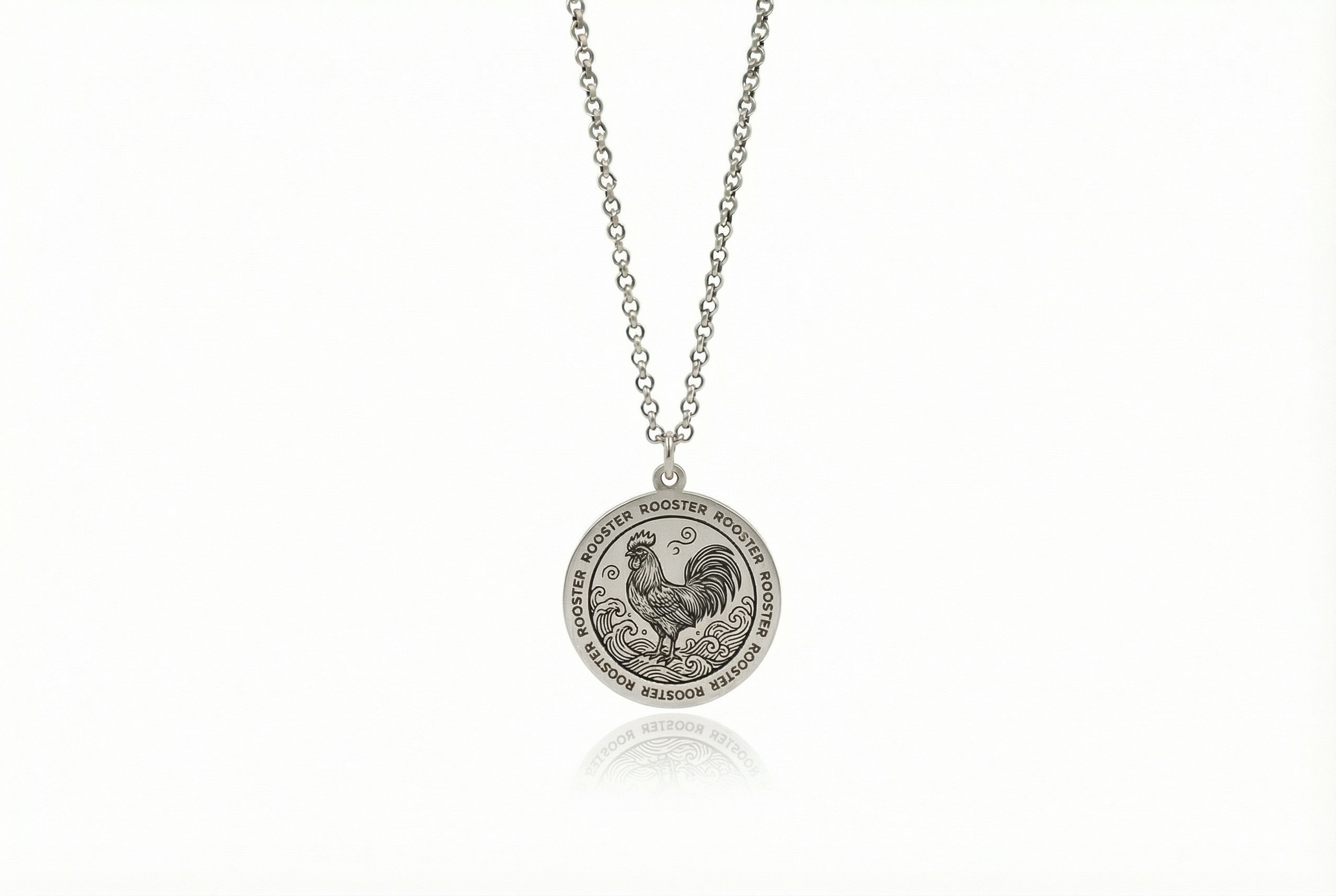 Rooster Zodiac Necklace